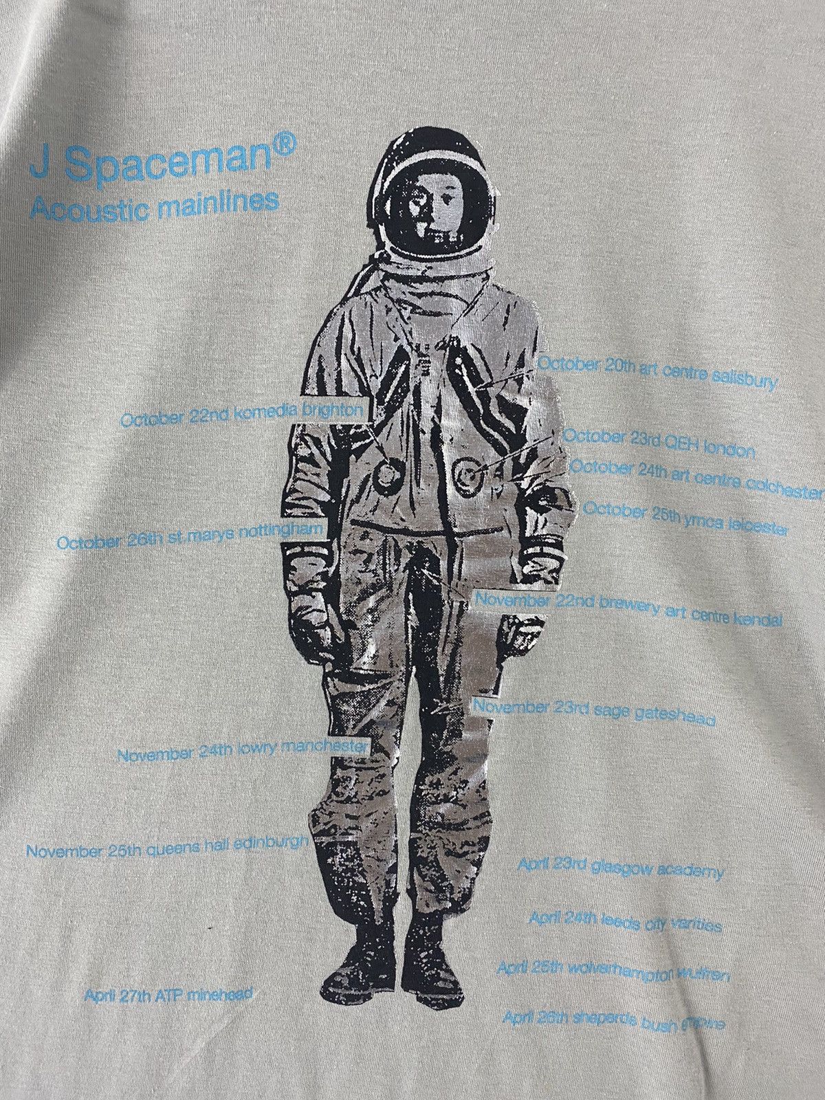 Band Tees vintage 00s JASON PIERCE spacemen 3 rare design t-shirts Size US M / EU 48-50 / 2 - 3 Thumbnail