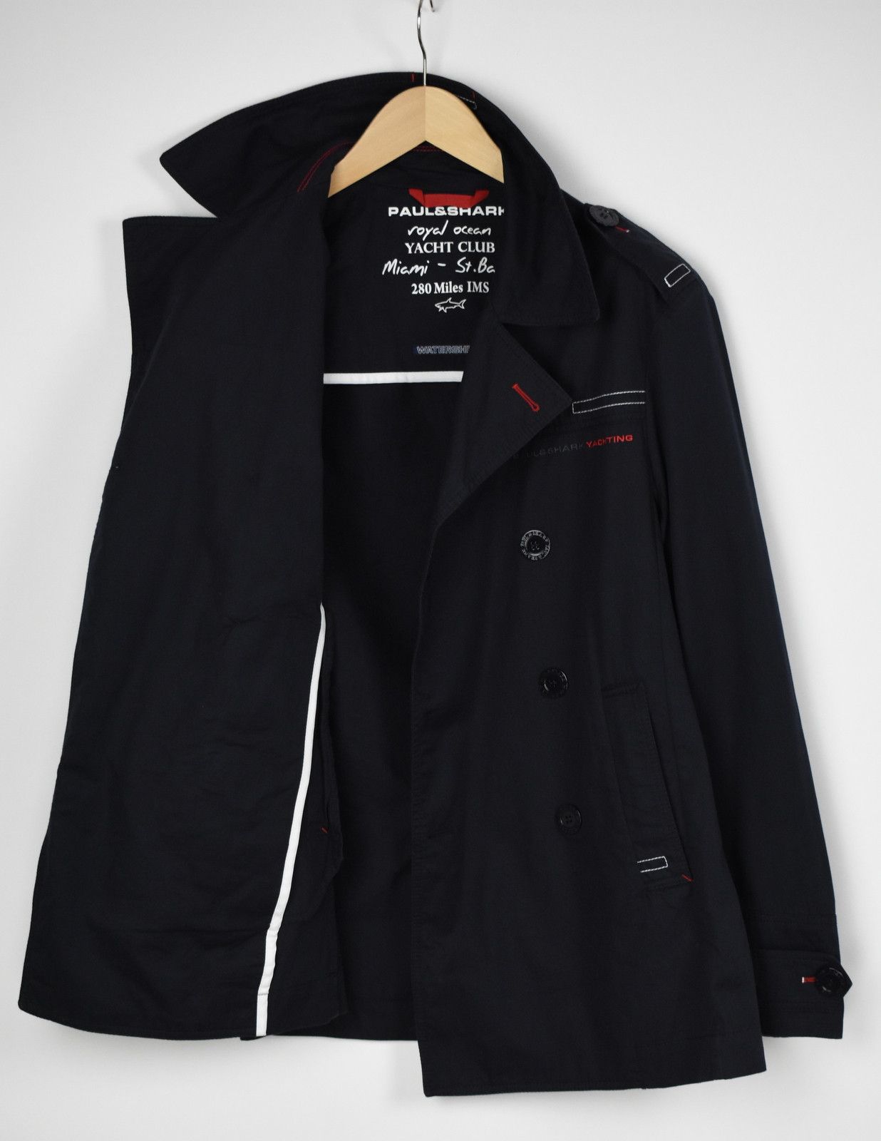 Paul and shark trench coat deals
