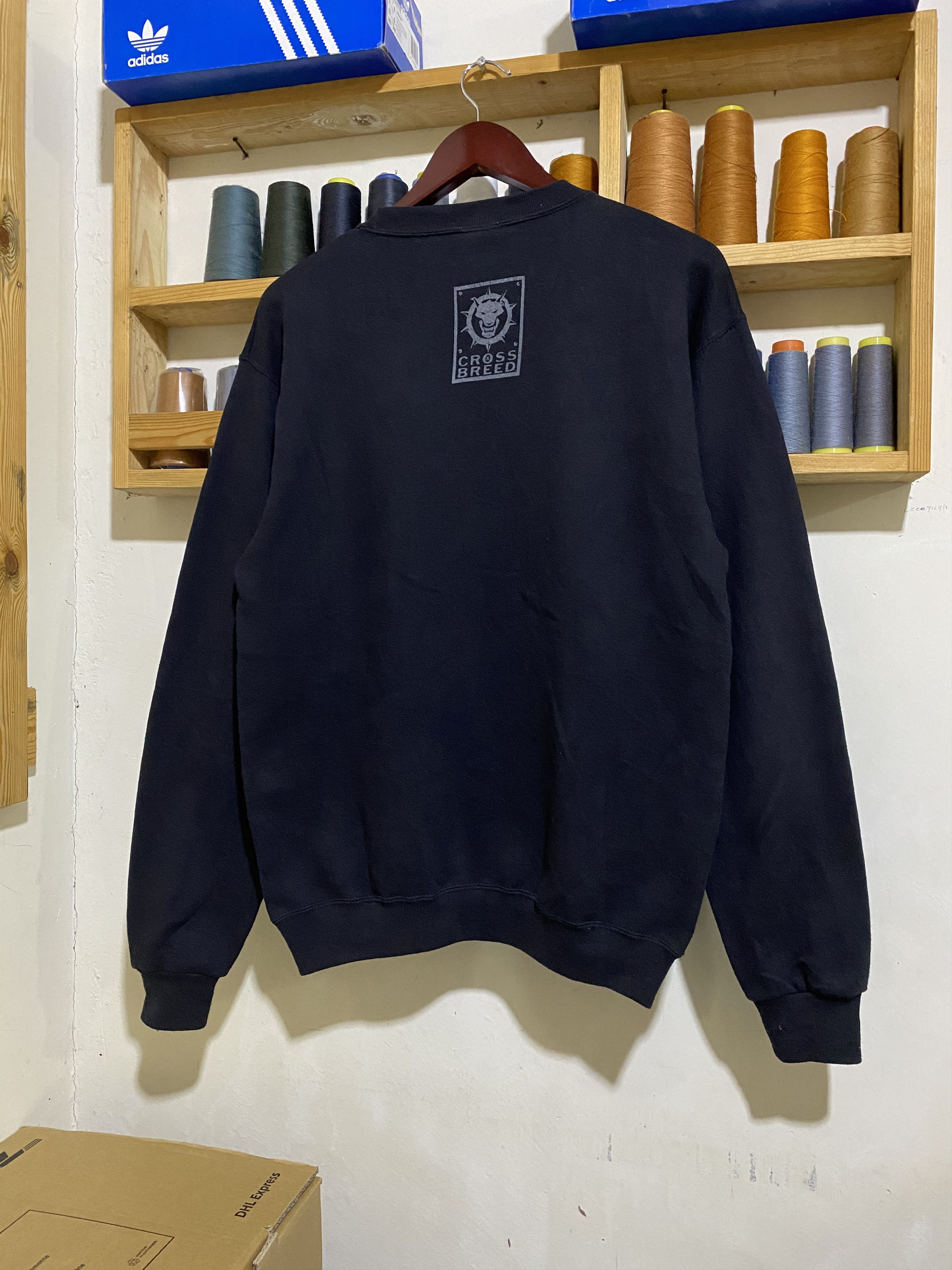 Vintage Vintage 90s Vicious Cross Breed Big Logo Skate Sweatshirt Size US M / EU 48-50 / 2 - 5 Thumbnail