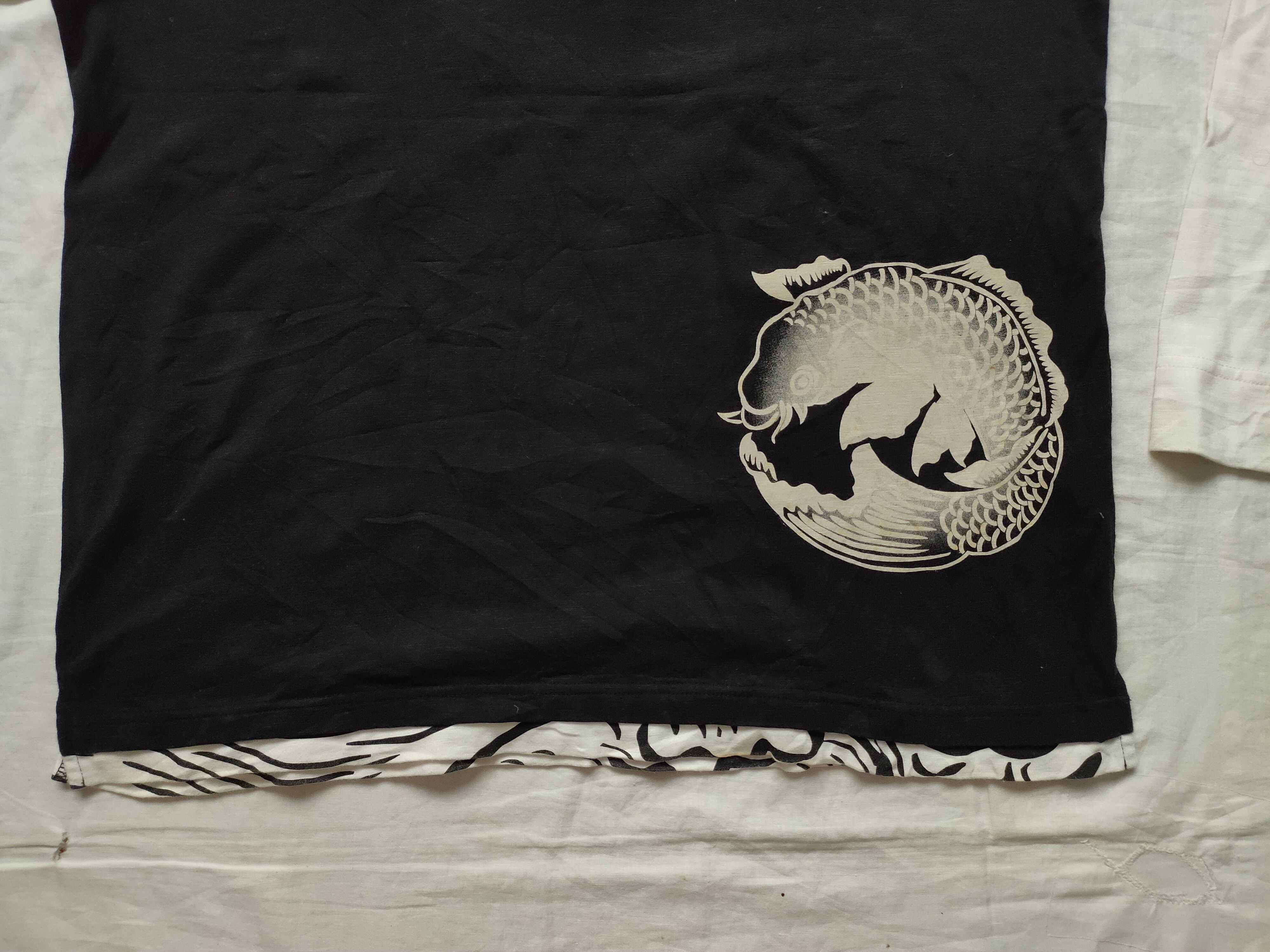 Karakuri Tamashii Sukajan Shirt karakuri Fish Koi Embroidery Dragon Tiger Size US XL / EU 56 / 4 - 5 Thumbnail