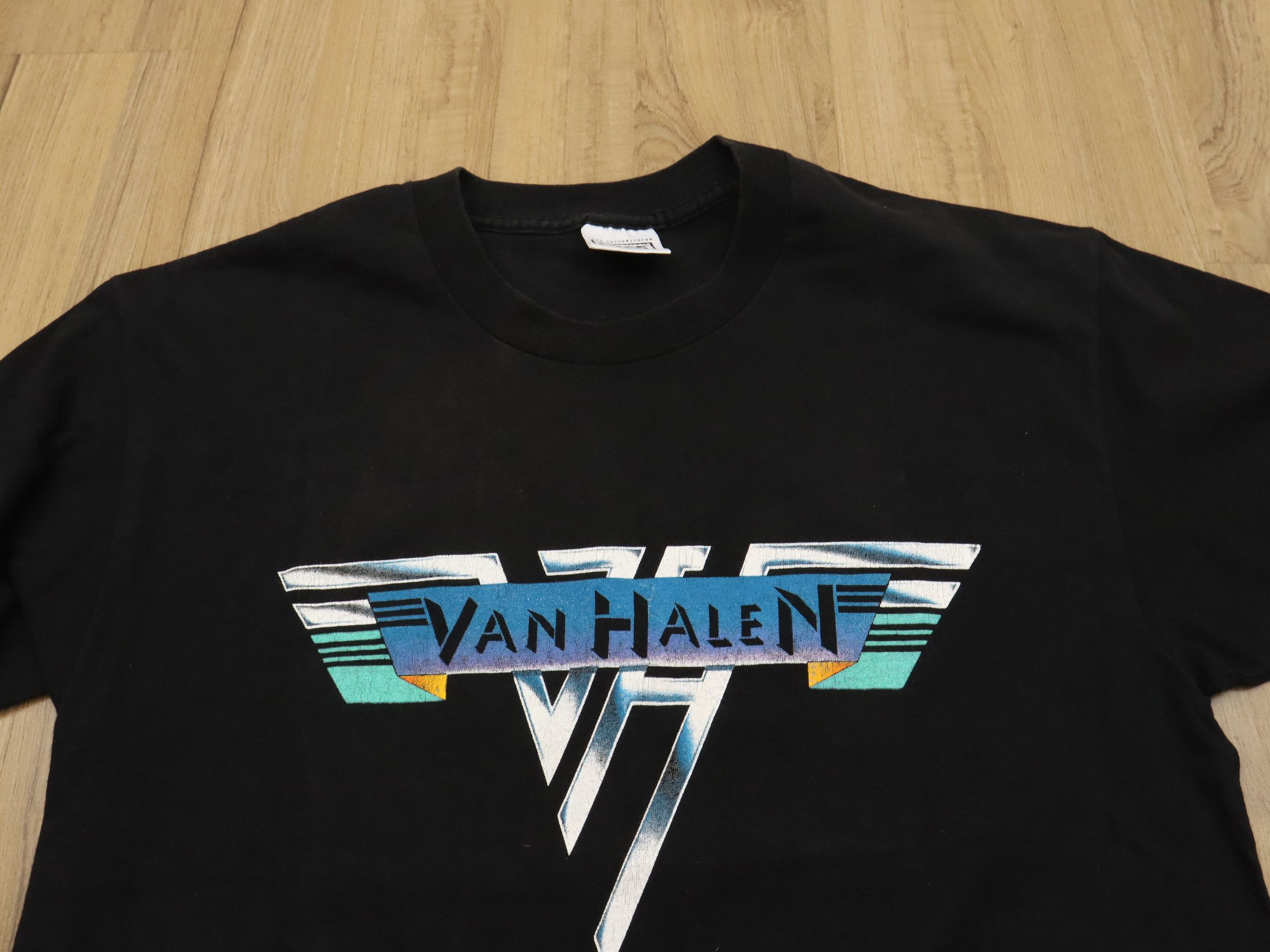 Band Tees Vintage 90's Van Halen Atomic Punk EVH David Lee Roth Shirt Size US L / EU 52-54 / 3 - 3 Thumbnail