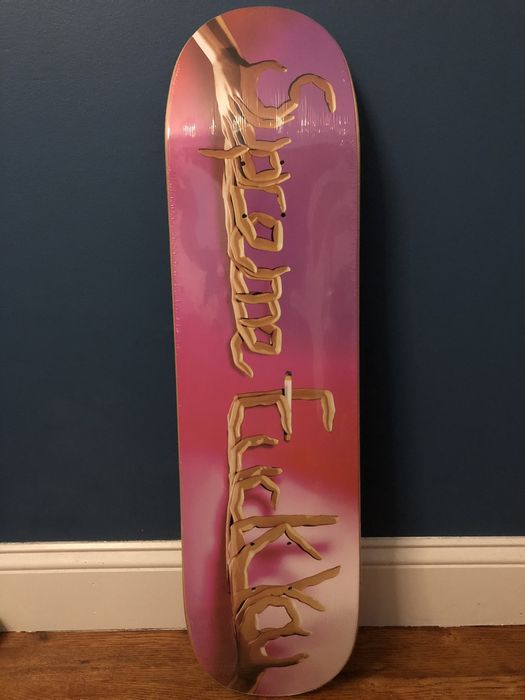 Supreme Supreme Fuck You Skateboard Pink - FW18 | Grailed