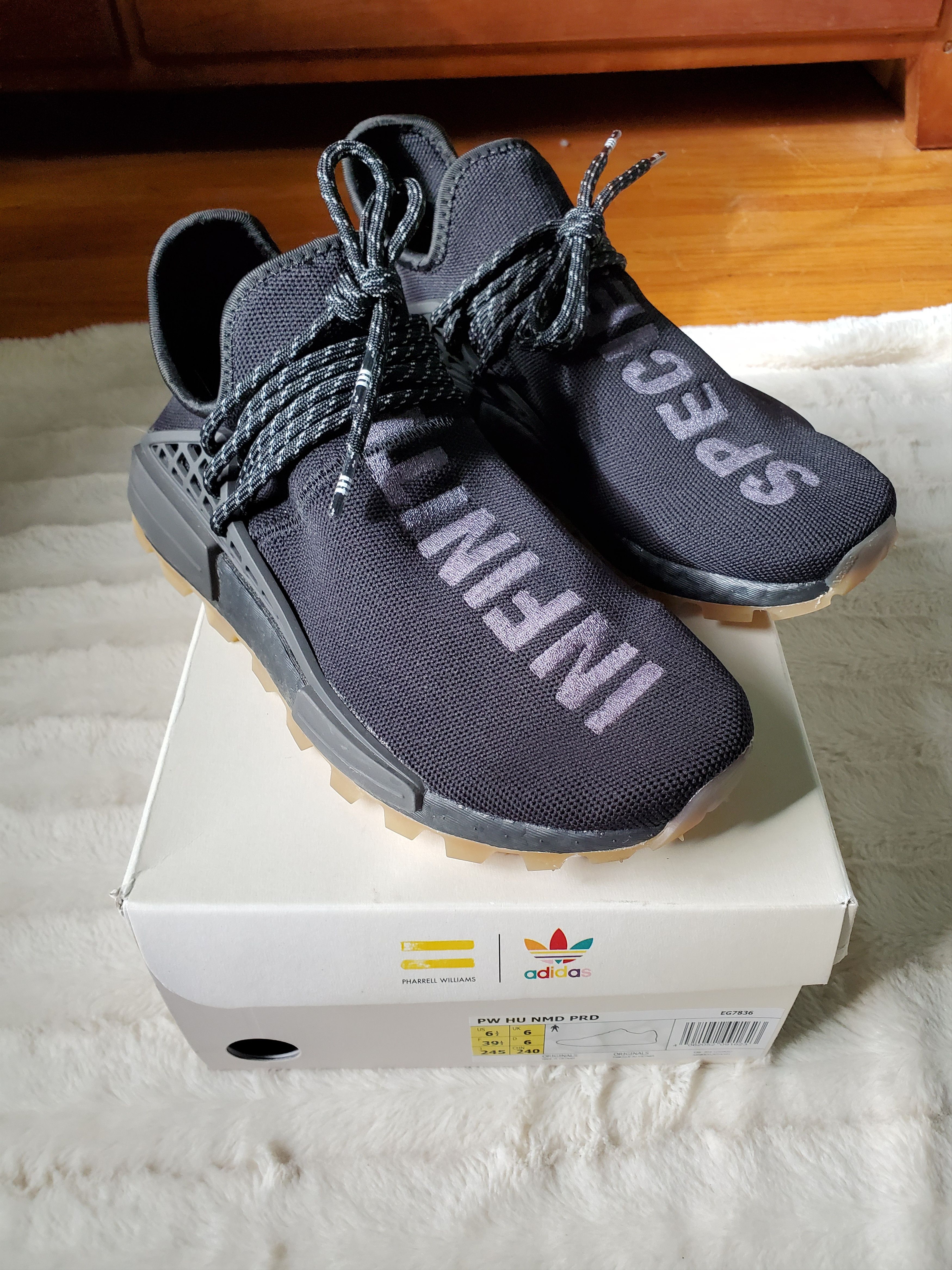 Adidas × Pharrell Adidas NMD Hu Trail Pharrell Her Time "Infinite Species" Size US 6.5 / EU 39-40 - 1 Thumbnail