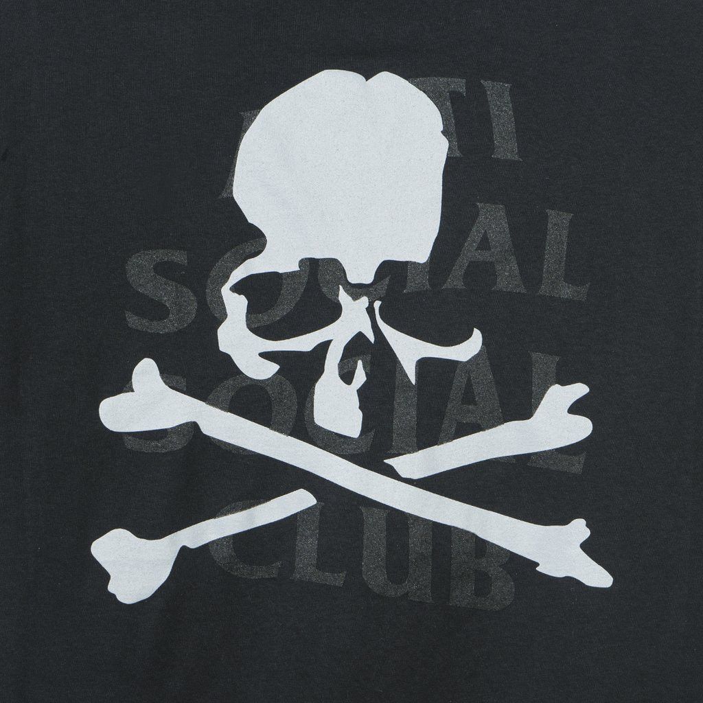 Anti Social Social Club × Mastermind Japan DS Mastermind X ASSC 3M Reflective Get Weird Black Tee Size US L / EU 52-54 / 3 - 3 Thumbnail