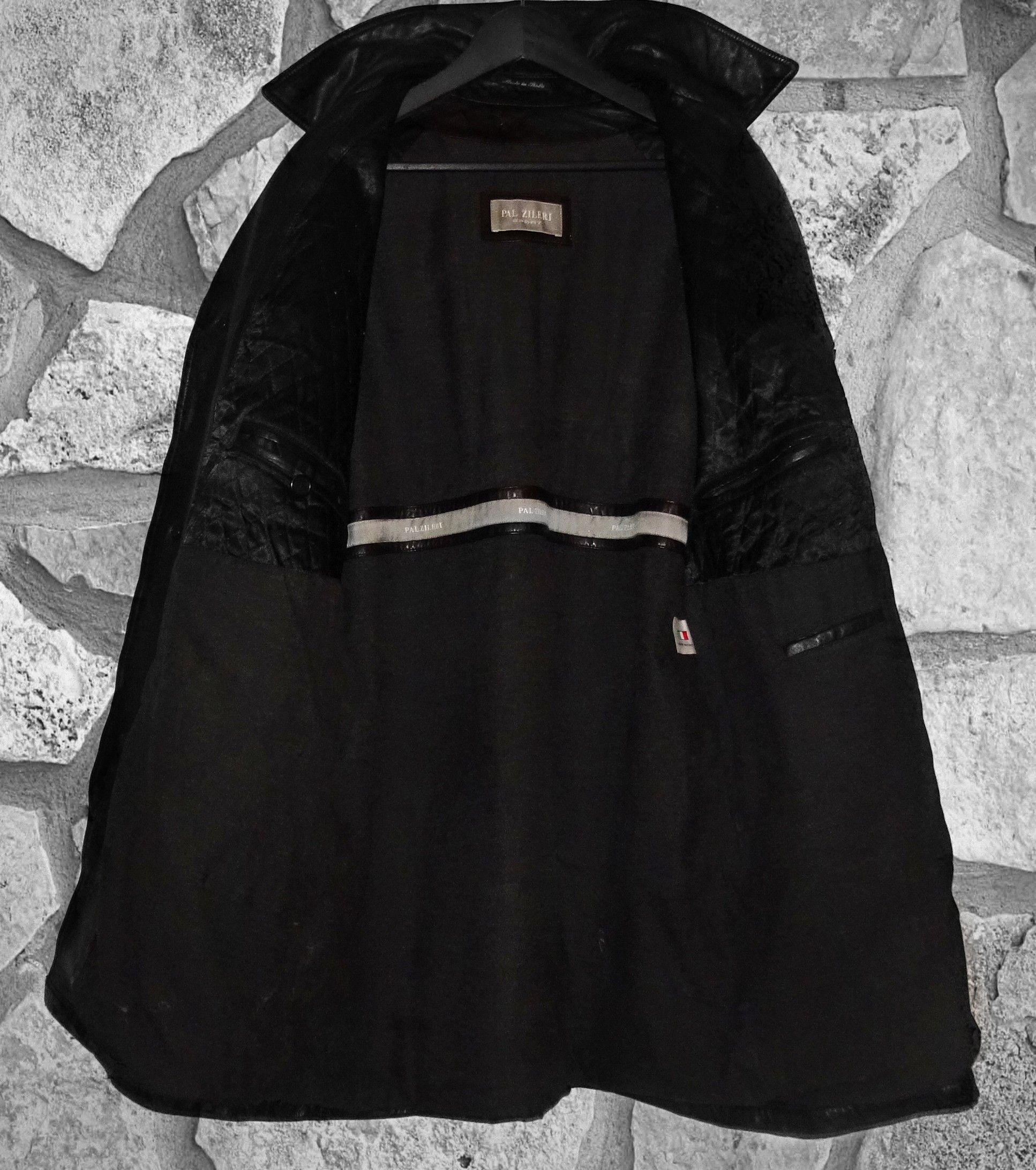 Pal Zileri PAL ZILERI SPORT LONG LEATHER JACKET Size US M / EU 48-50 / 2 - 2 Thumbnail