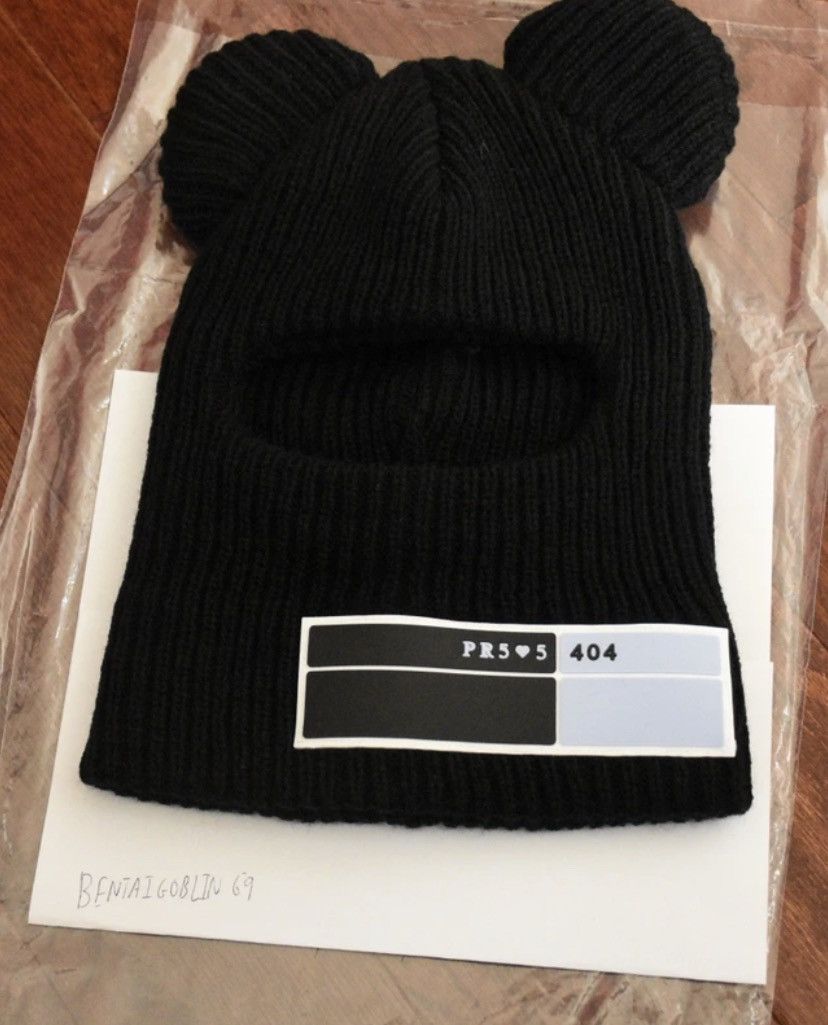 Japanese Brand Jose Wong black pickey beanie mask Size ONE SIZE - 1 Thumbnail