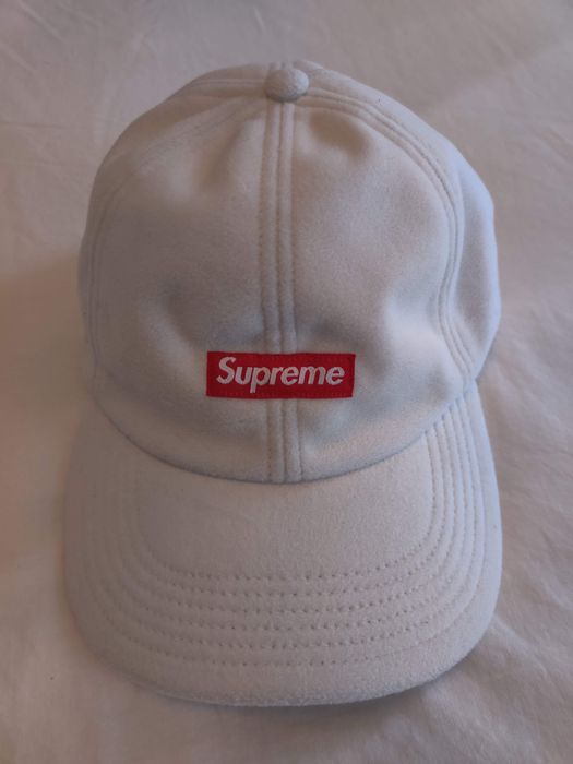 Supreme Supreme WINDSTOPPER Small Box Earflap 6-Panel White Cap