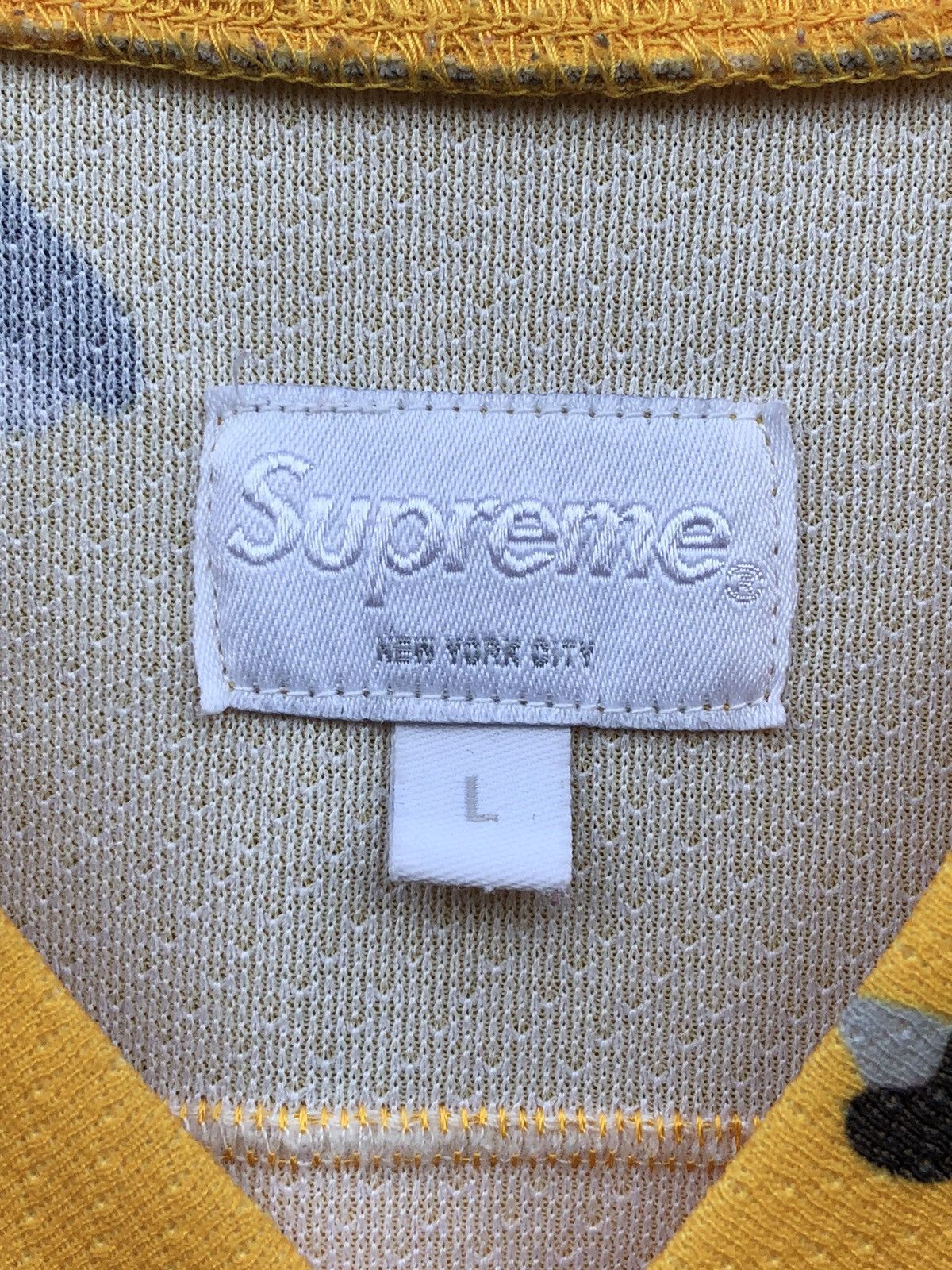 Supreme Supreme Yellow Desert Camo Hockey Jersey | Grailed