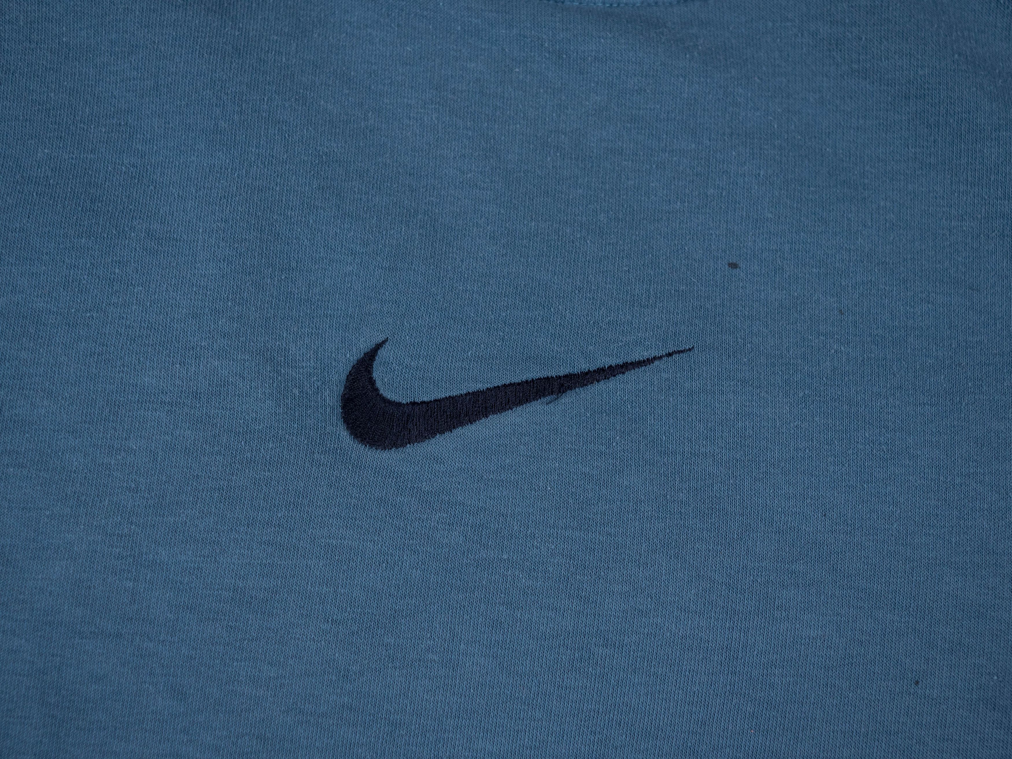 Nike × Vintage BOXY Center SWOSH NIKE 90's Crewneck Sweatshirt Baby Size US M / EU 48-50 / 2 - 3 Thumbnail