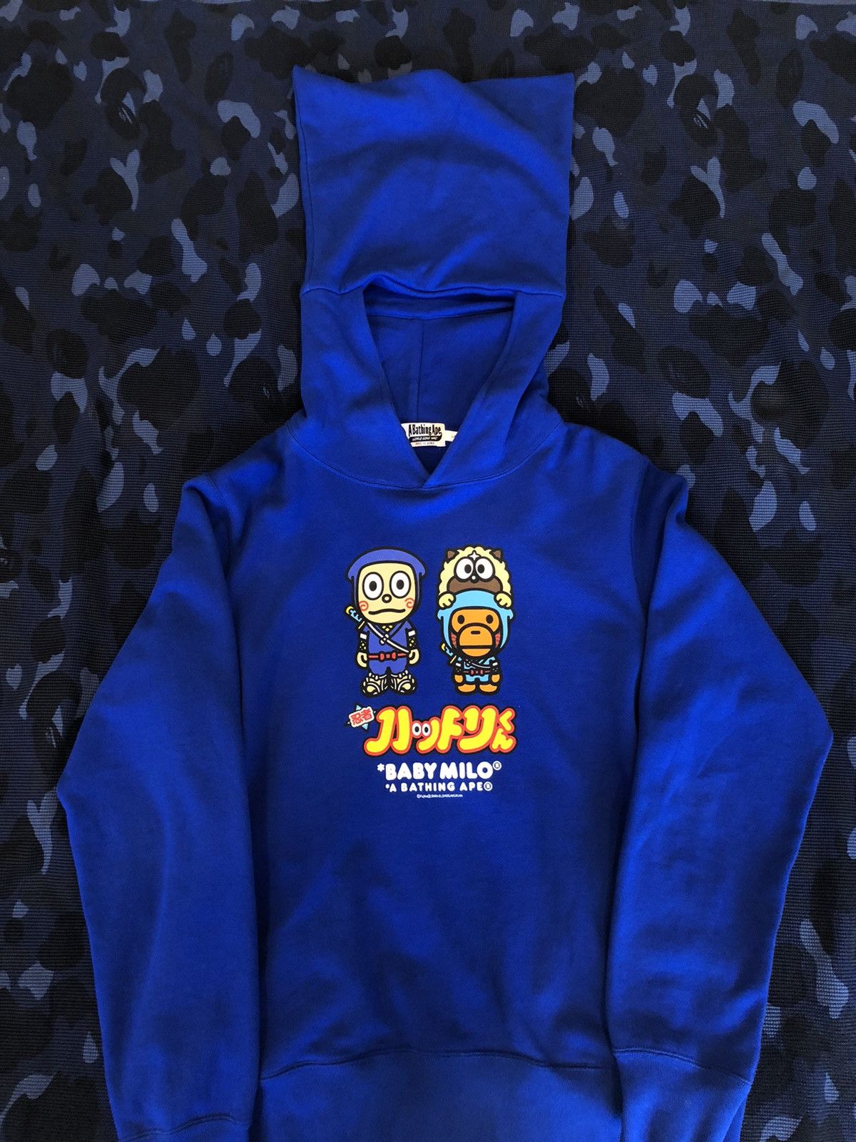 Bape BAPE X HATTORI KUN PULLOVER HOODIE Grailed