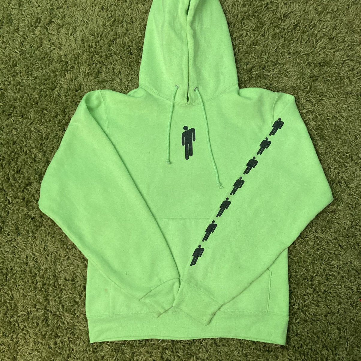 Neon green hoodie billie eilish sale