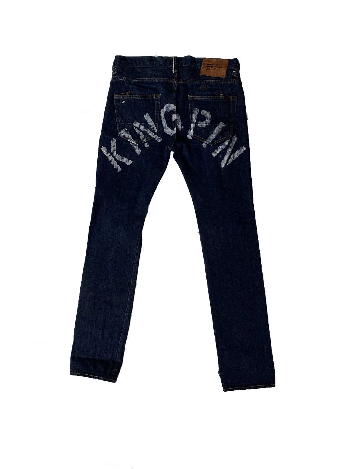 Designer “KINGPIN” DENIM JEANS Size US 32 / EU 48 - 2 Thumbnail