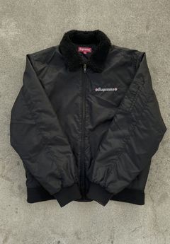 Supreme Independent Fur Collar Bomber Jacket | Grailed