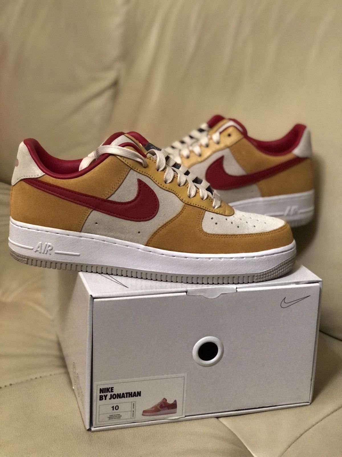 Nike Air Force 1 By You “Mars Yard” Size 10