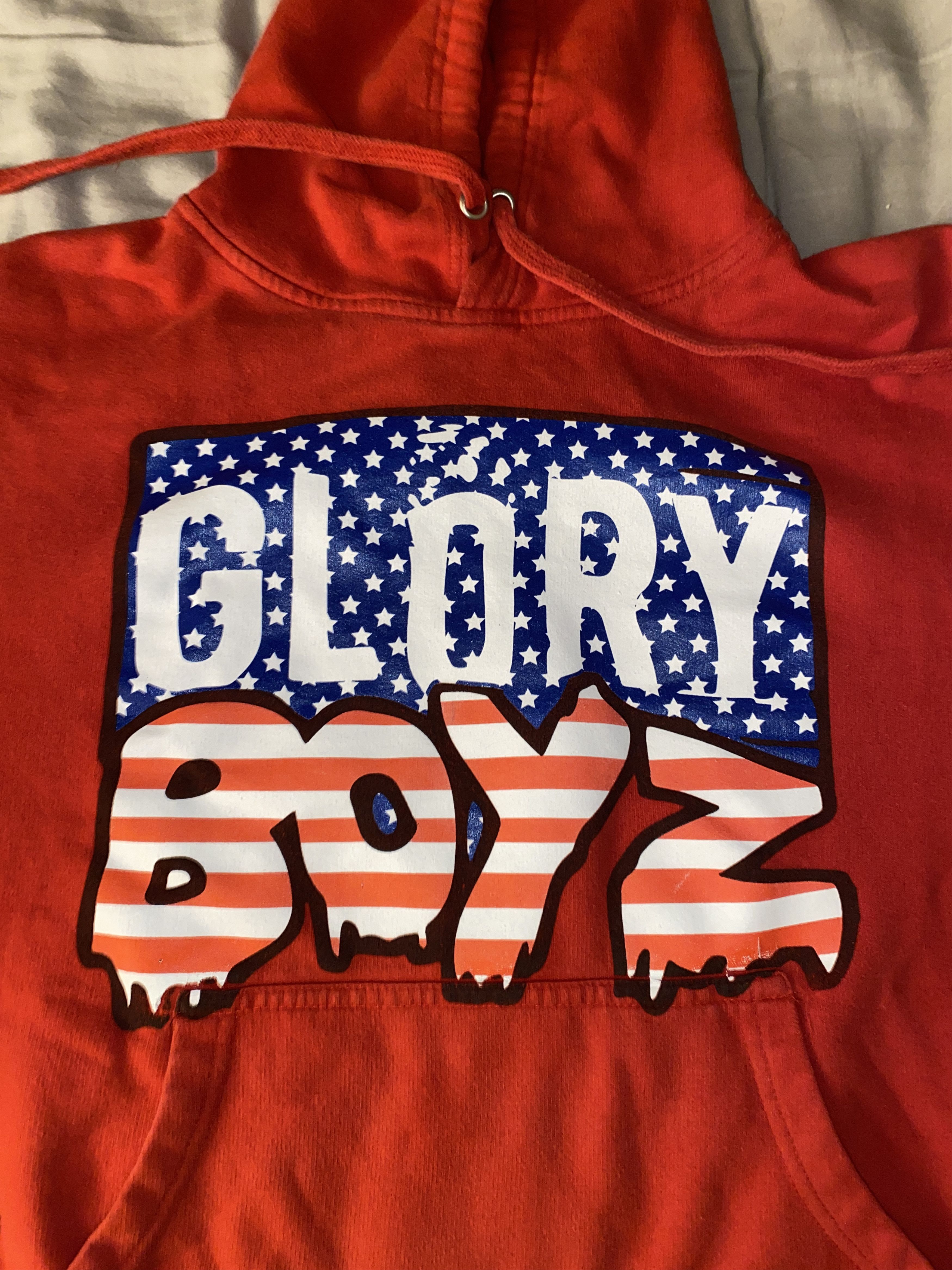 glory boyz hoodie blue