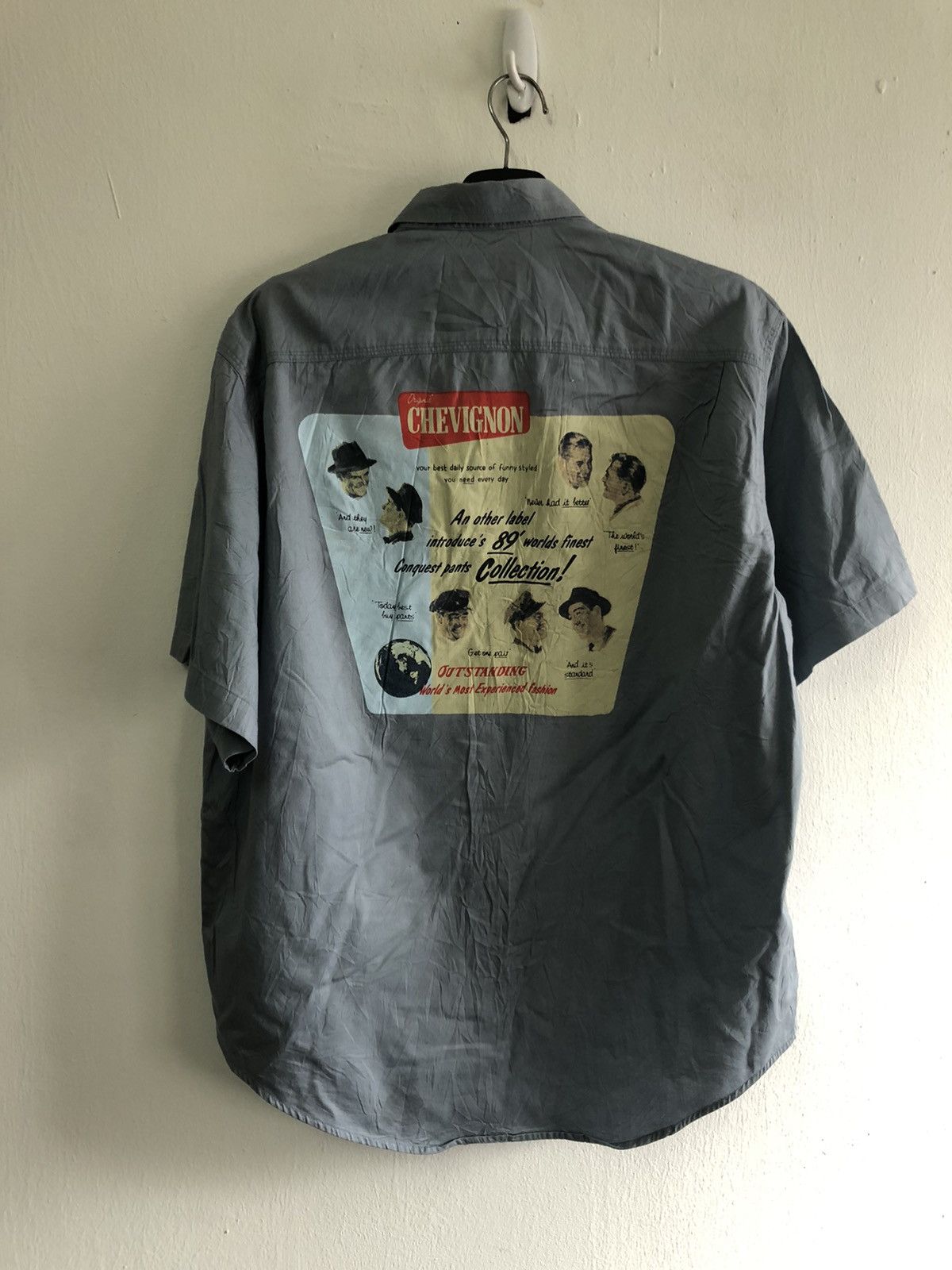 Chevignon Vintage CHEVIGNON Shirt Conquest 89 work style Size US XL / EU 56 / 4 - 1 Thumbnail