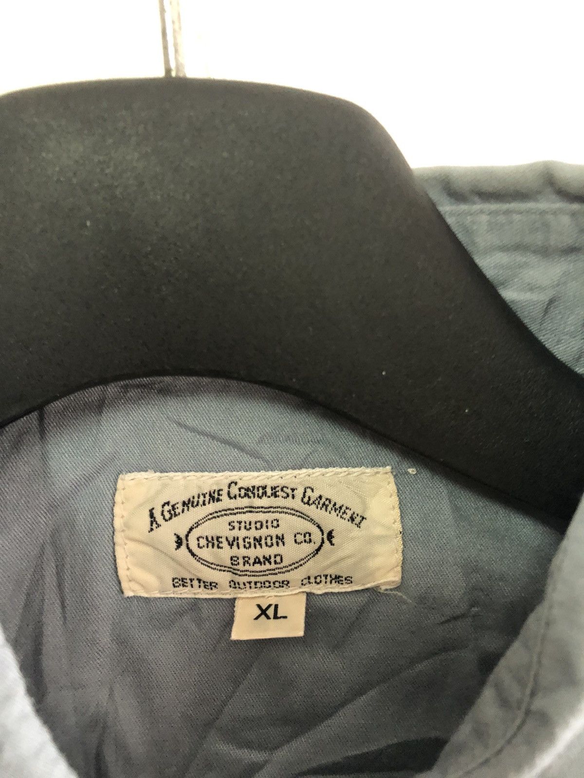 Chevignon Vintage CHEVIGNON Shirt Conquest 89 work style Size US XL / EU 56 / 4 - 3 Thumbnail