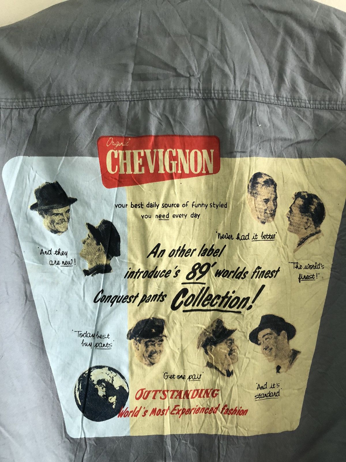 Chevignon Vintage CHEVIGNON Shirt Conquest 89 work style Size US XL / EU 56 / 4 - 7 Thumbnail