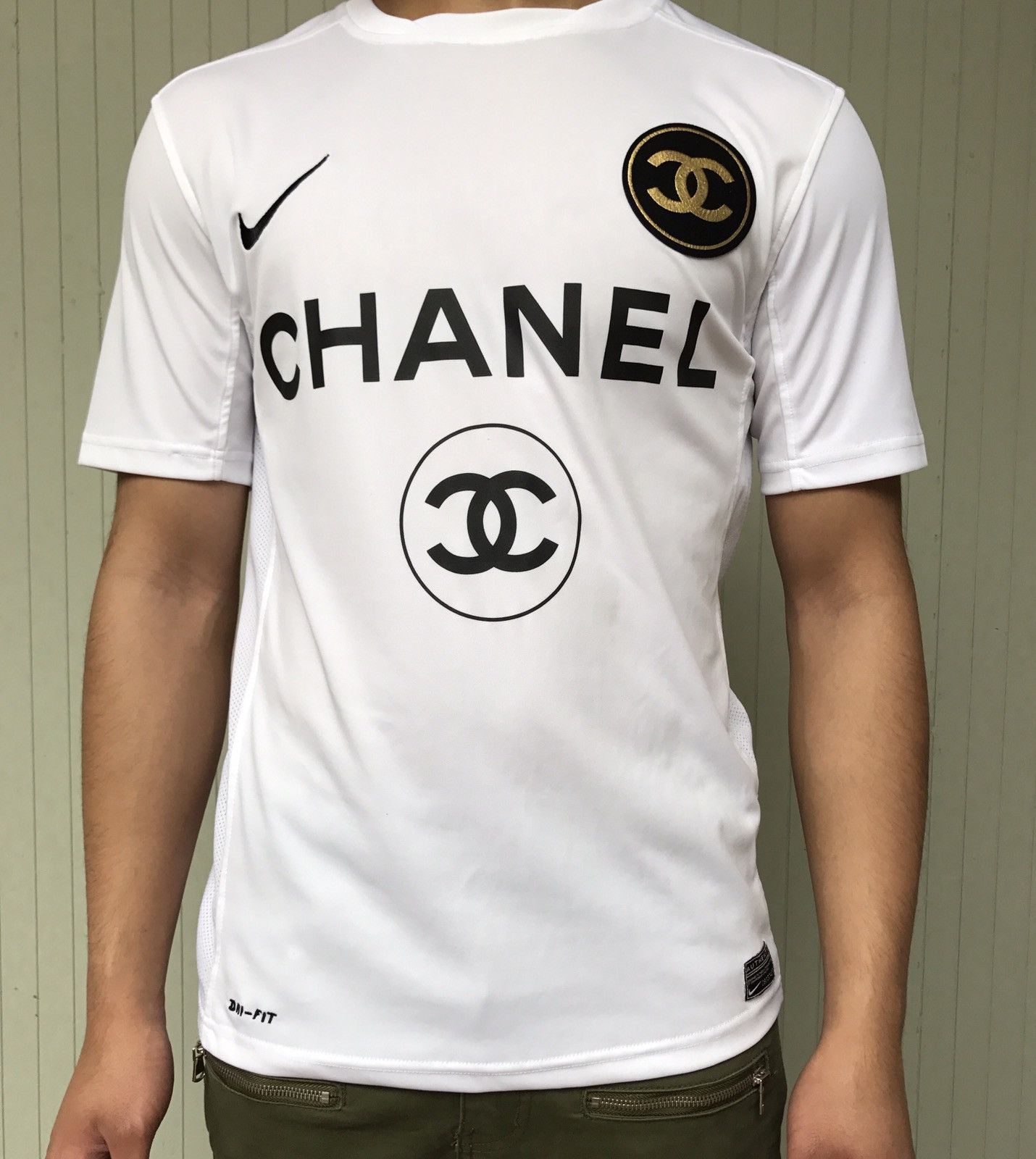 Chanel best sale soccer jersey