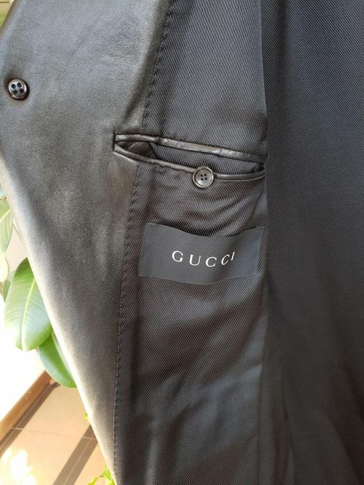 Gucci Gucci Leather Trench from Tom Ford era Coat Made in Italy | Grailed