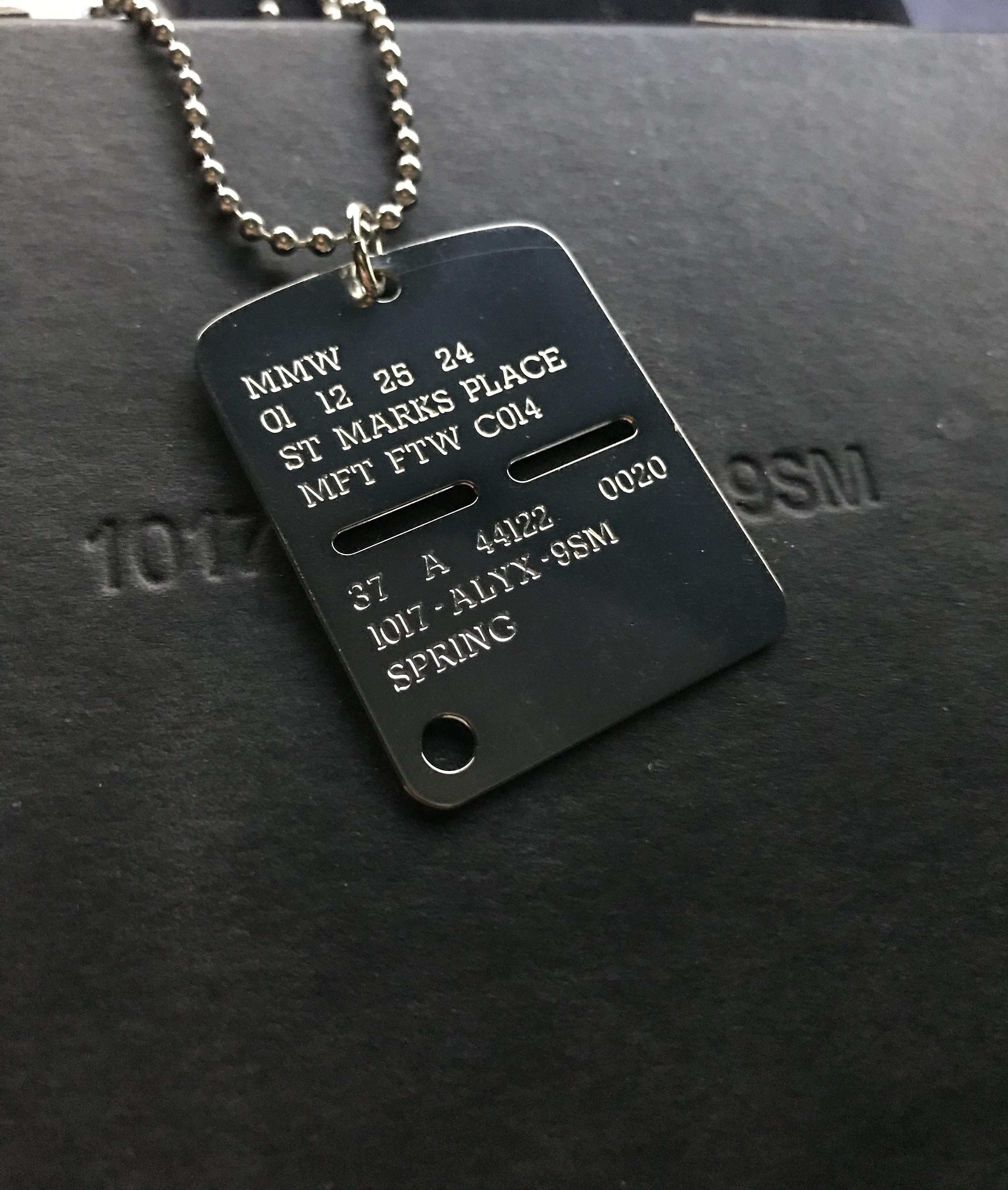 1017 ALYX 9SM Millitary on sale Tag