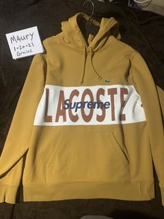 買い早割 Supreme LACOSTE Hooded Sweatshirt 白 M | www.artfive.co.jp