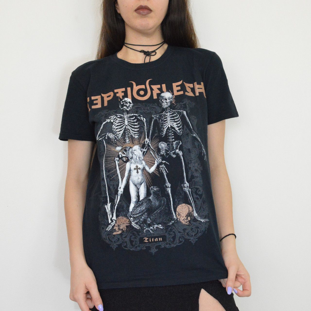 Art Septicflesh Band Tshirt From The Titan Album🤘 