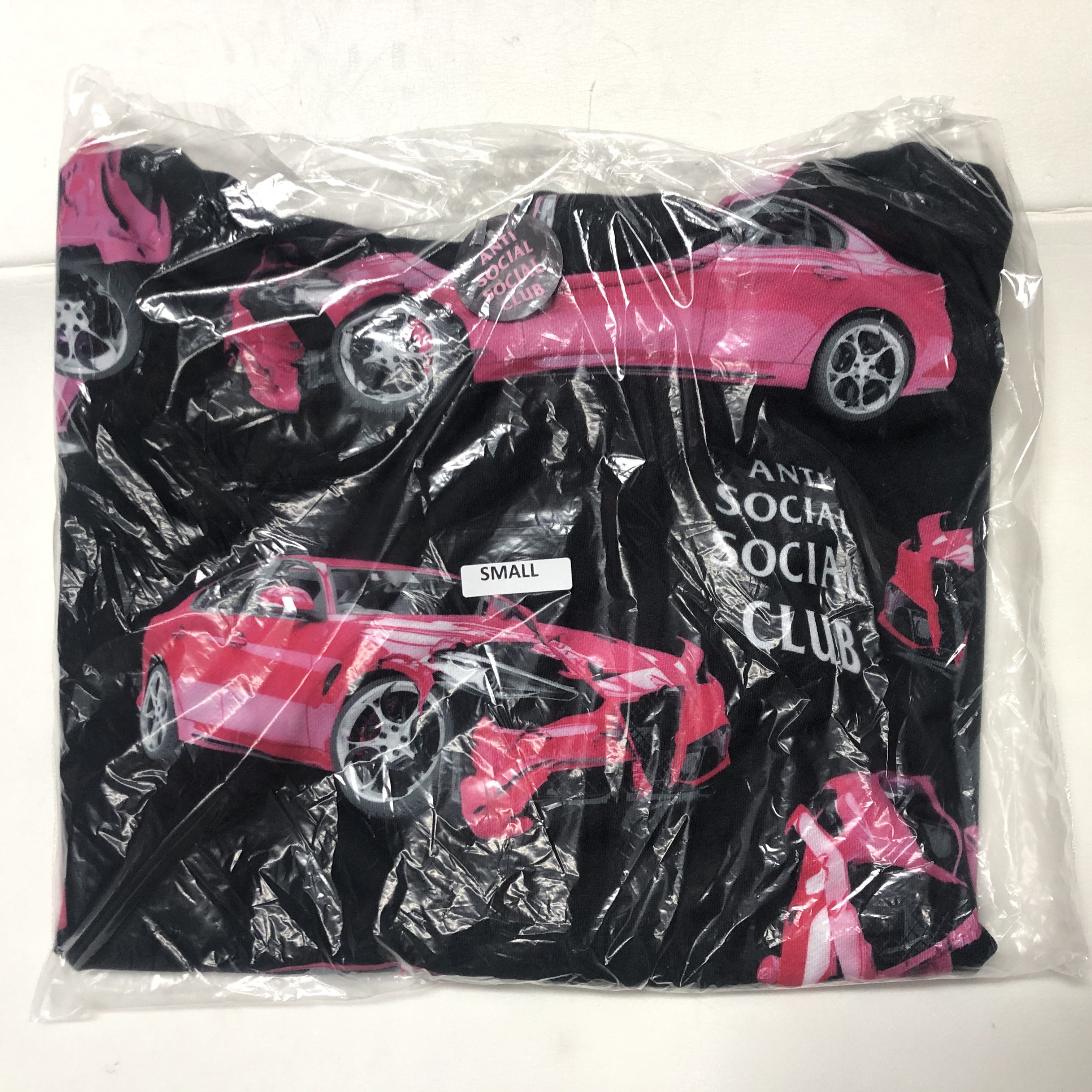 DS ASSC white logo 3AM on melrose all over black hoodie