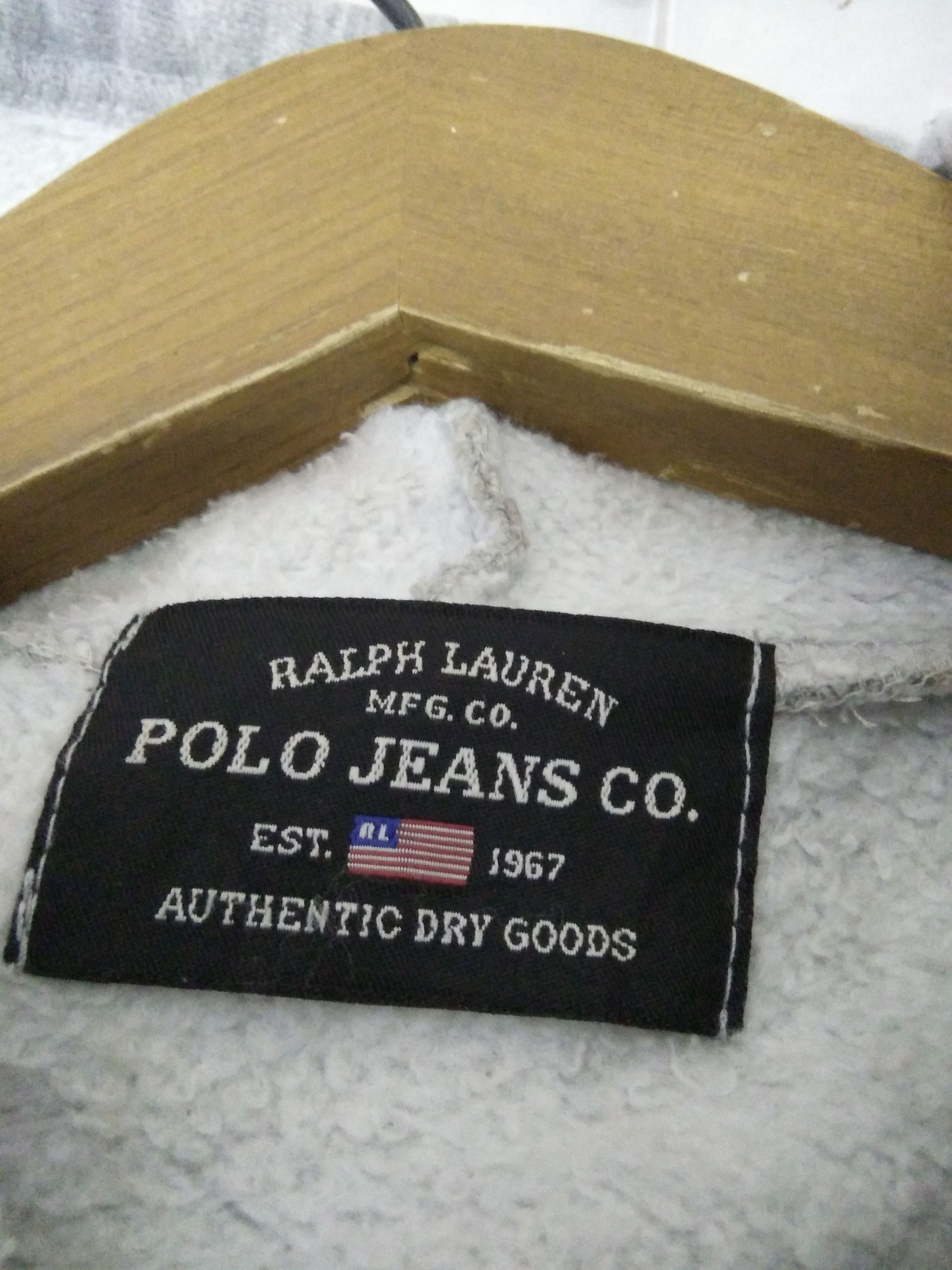 Polo Ralph Lauren POLO RALPH LAUREN big logo AMERICAN FLAG sweatshirt (A115) Size US S / EU 44-46 / 1 - 5 Thumbnail