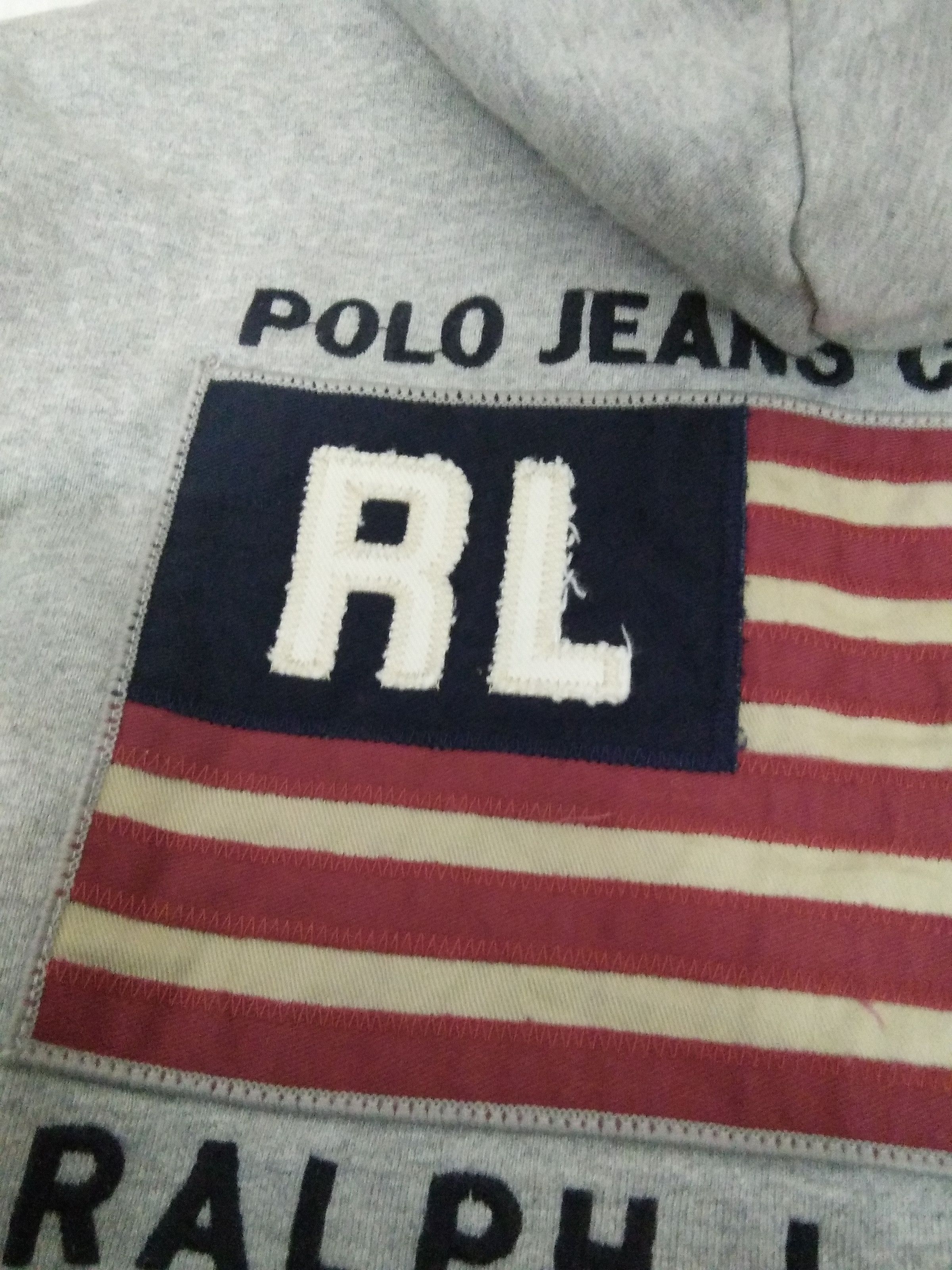Polo Ralph Lauren POLO RALPH LAUREN big logo AMERICAN FLAG sweatshirt (A115) Size US S / EU 44-46 / 1 - 3 Thumbnail