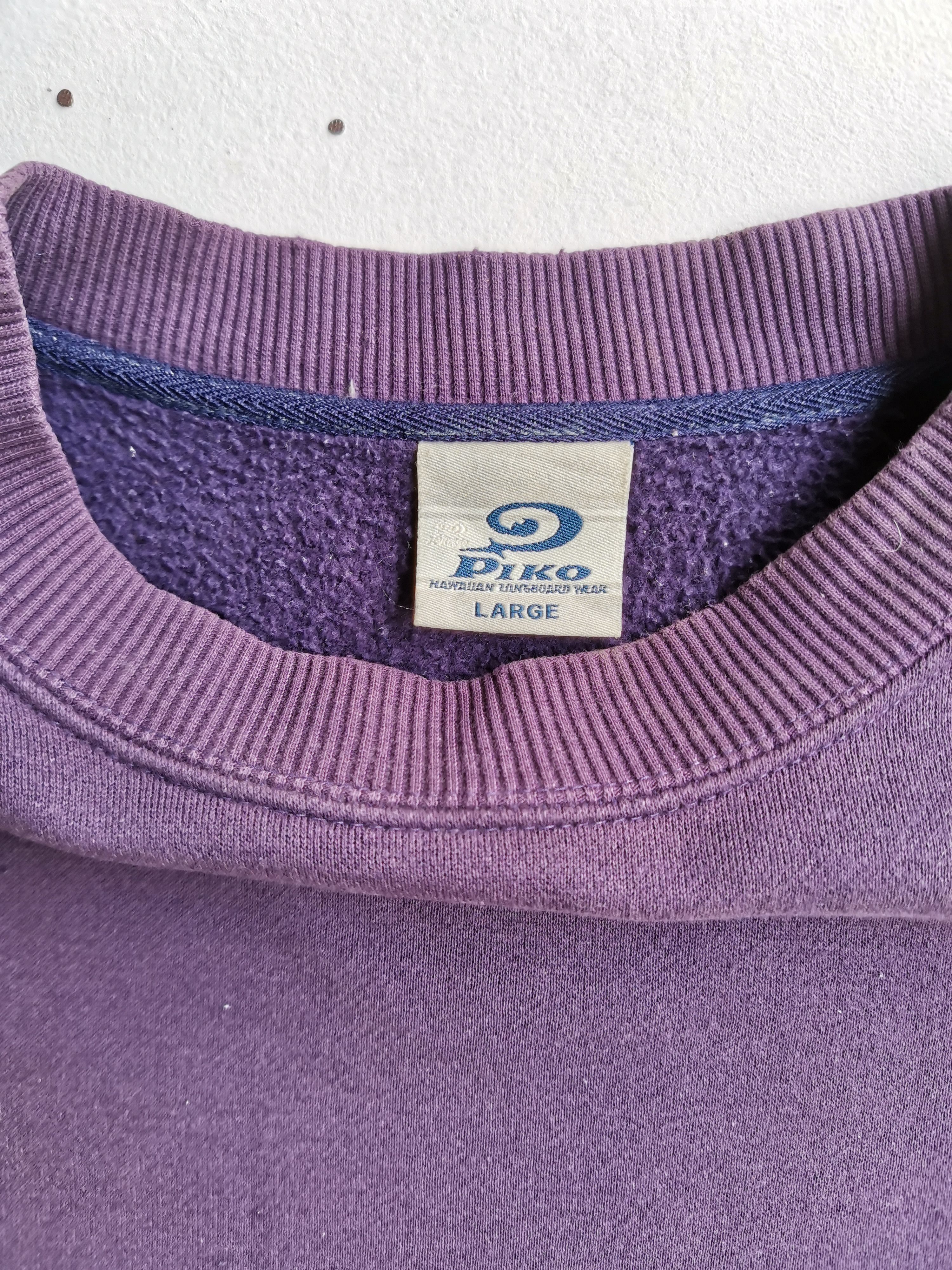 Japanese Brand Piko Hawaiian Longboard Wear Big Logo Sweatshirt Size US L / EU 52-54 / 3 - 5 Thumbnail