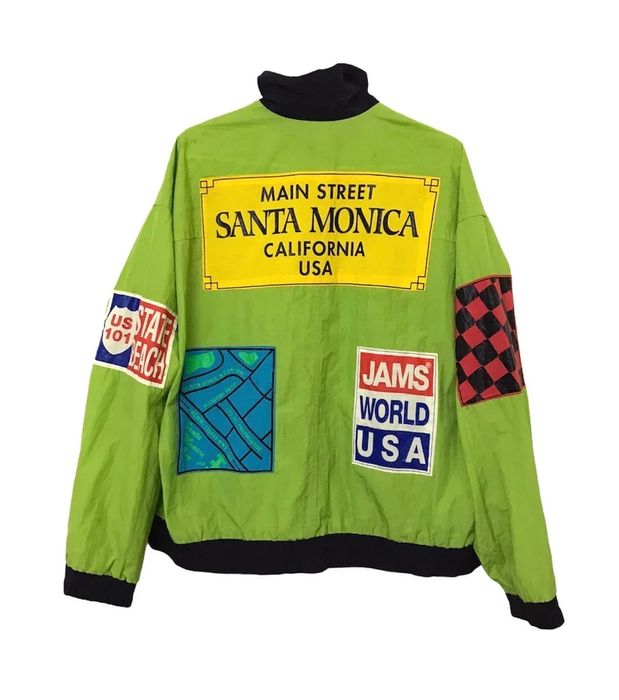 Vintage Vintage JAMS WORLD Santa Monica Beach USA Light Jacket Grailed