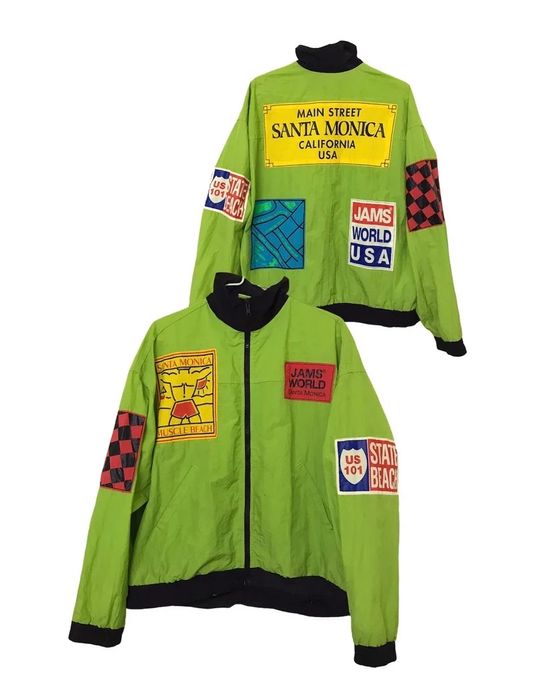 Vintage Vintage JAMS WORLD Santa Monica Beach USA Light Jacket Grailed