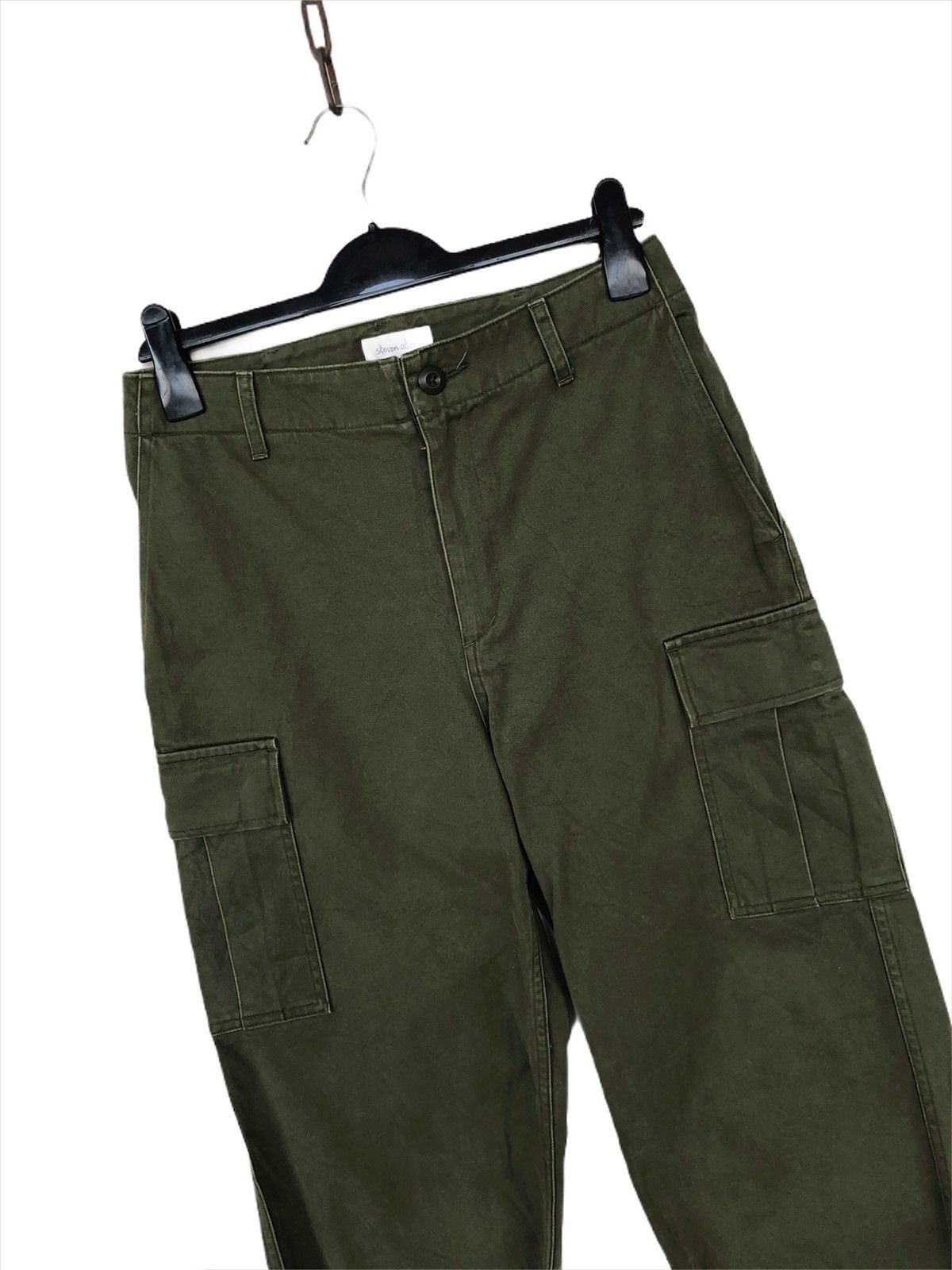 Steven Alan STEVEN ALAN 🇯🇵 Herringbone Military Cargo Pants Size US 29 - 3 Thumbnail