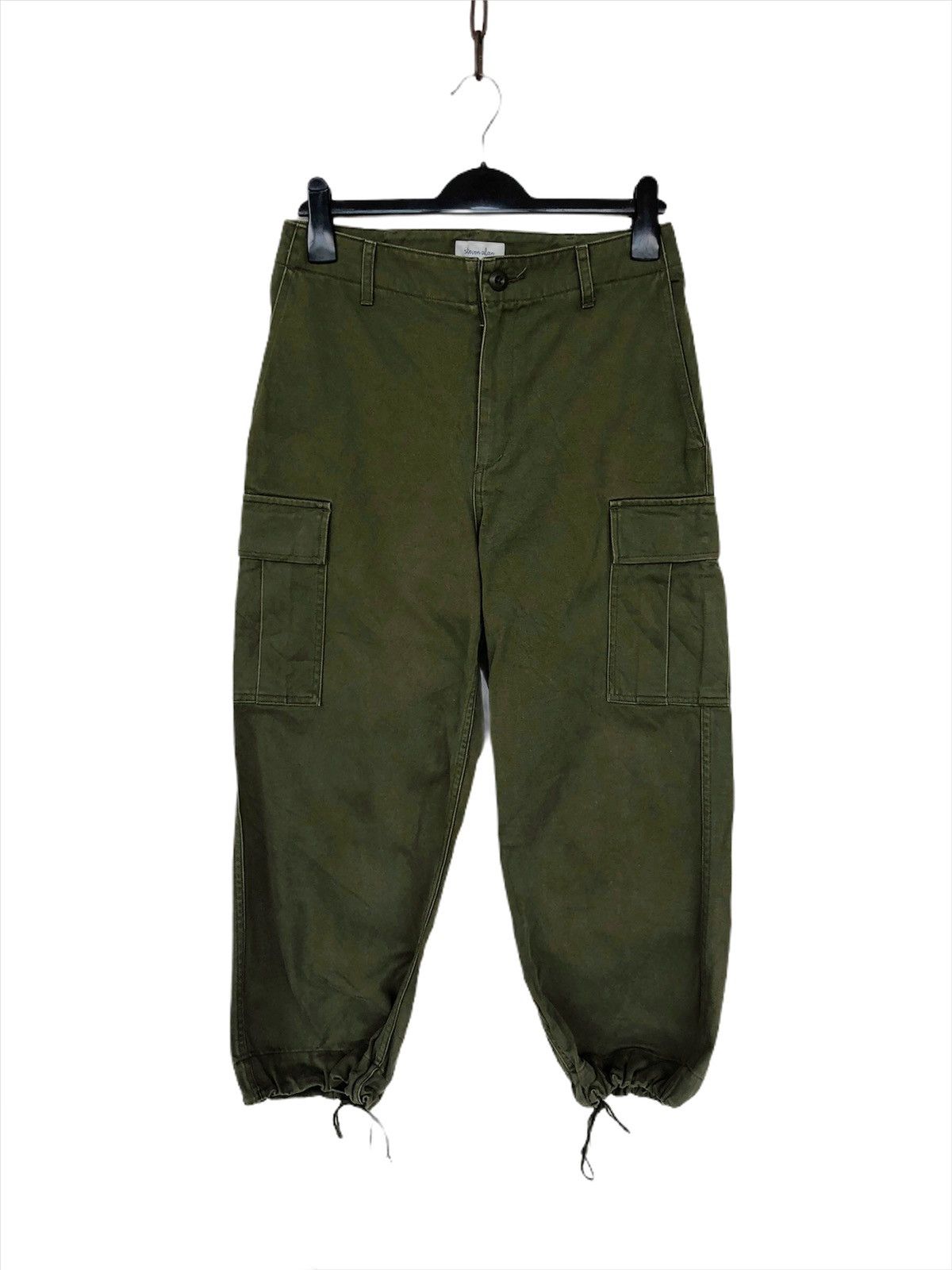 Steven Alan STEVEN ALAN 🇯🇵 Herringbone Military Cargo Pants Size US 29 - 2 Thumbnail