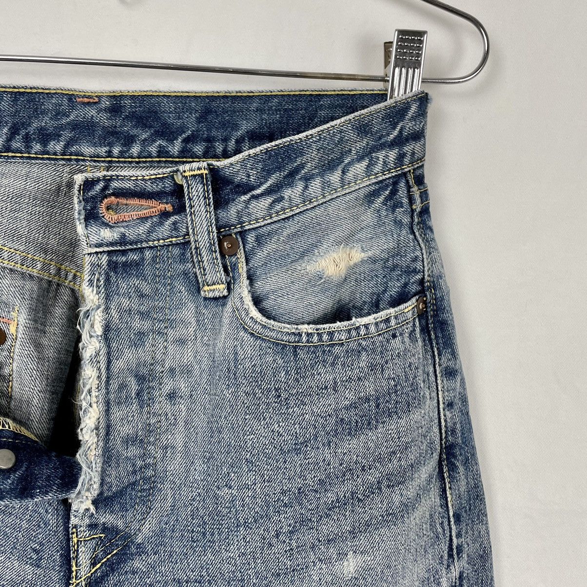 Kapital Kapital Distressed Selvedge Jeans Size US 28 / EU 44 - 7 Thumbnail