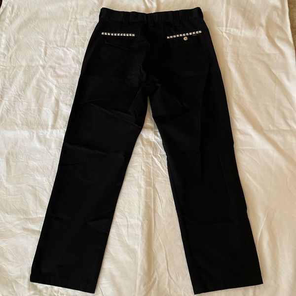 Supreme Studded Work Pants Black | Grailed