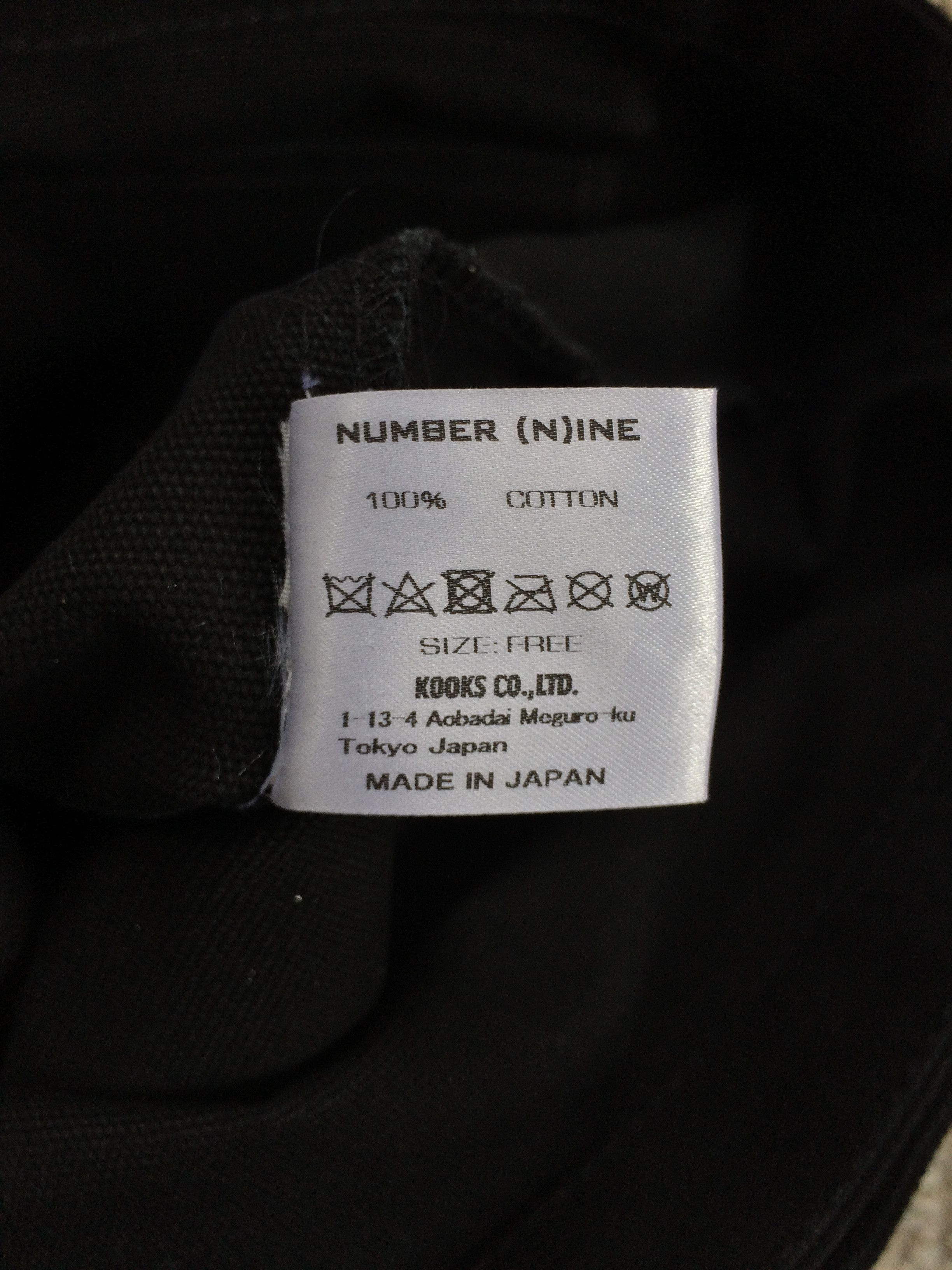 Number (N)ine Number (N)ine Logo Tote Bag Size ONE SIZE - 3 Thumbnail