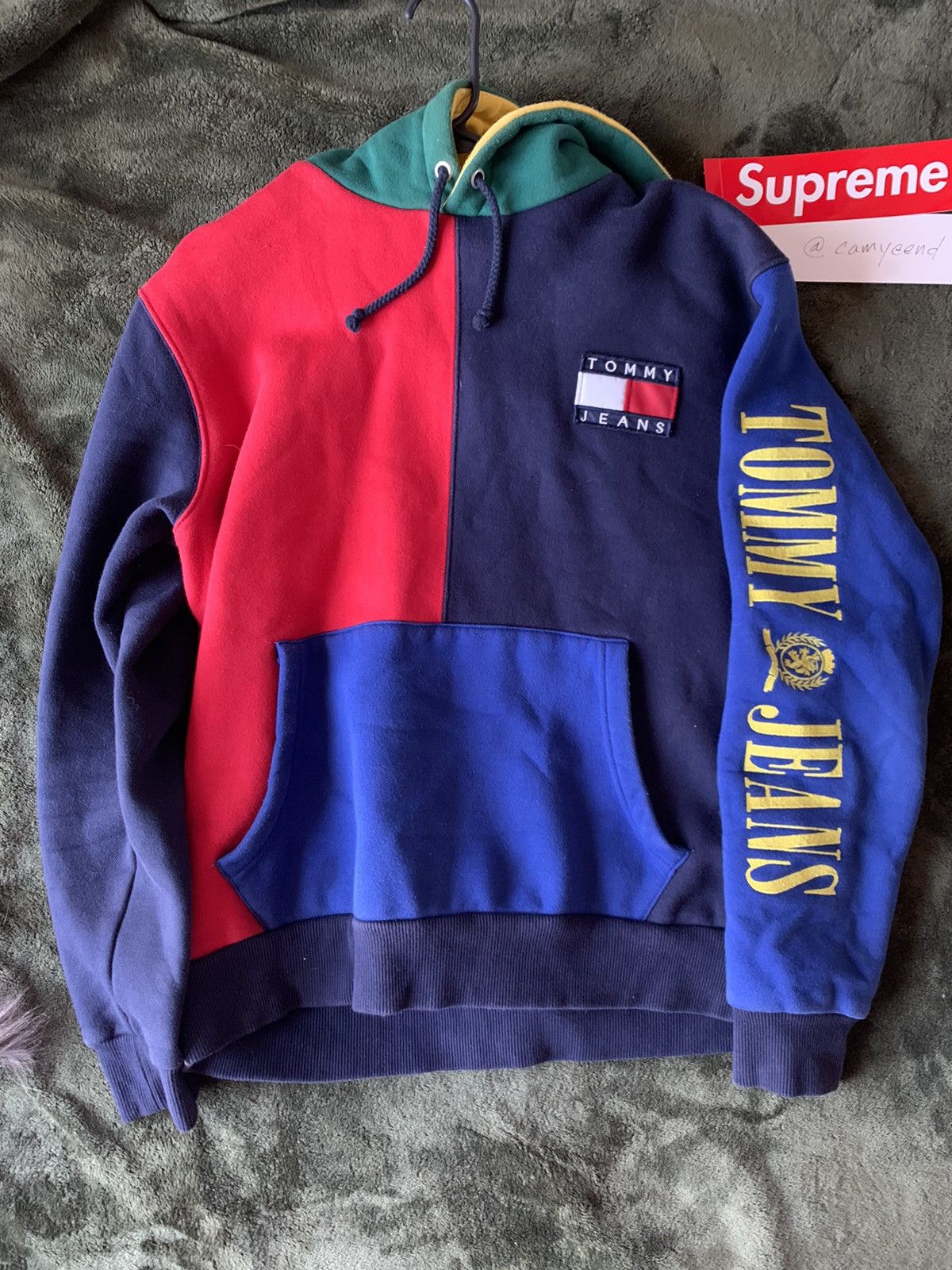 Tommy jeans 90s colorblock 2024 hoodie