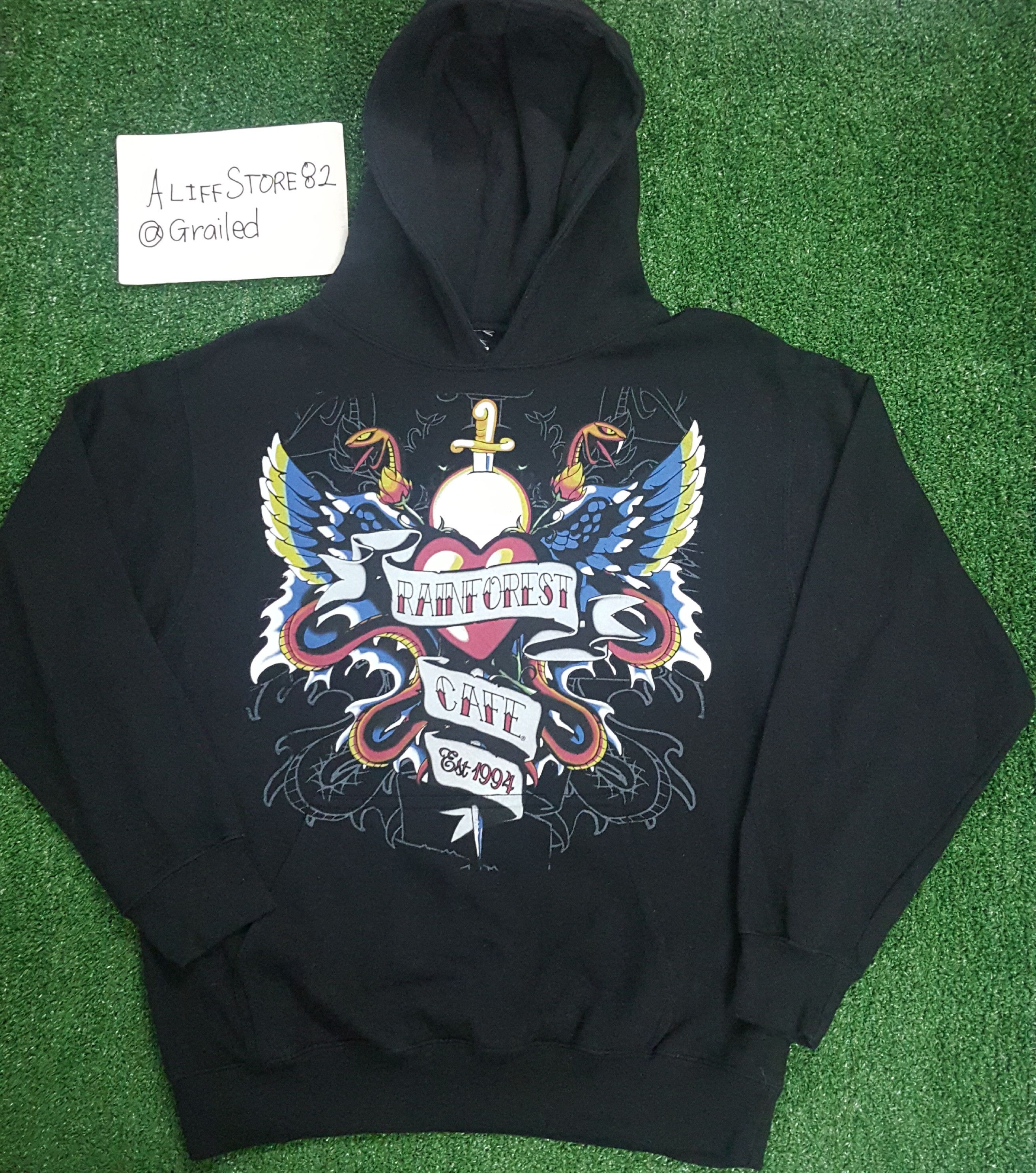 Rainforest RainForest Cafe Pullover Hoodie Grailed