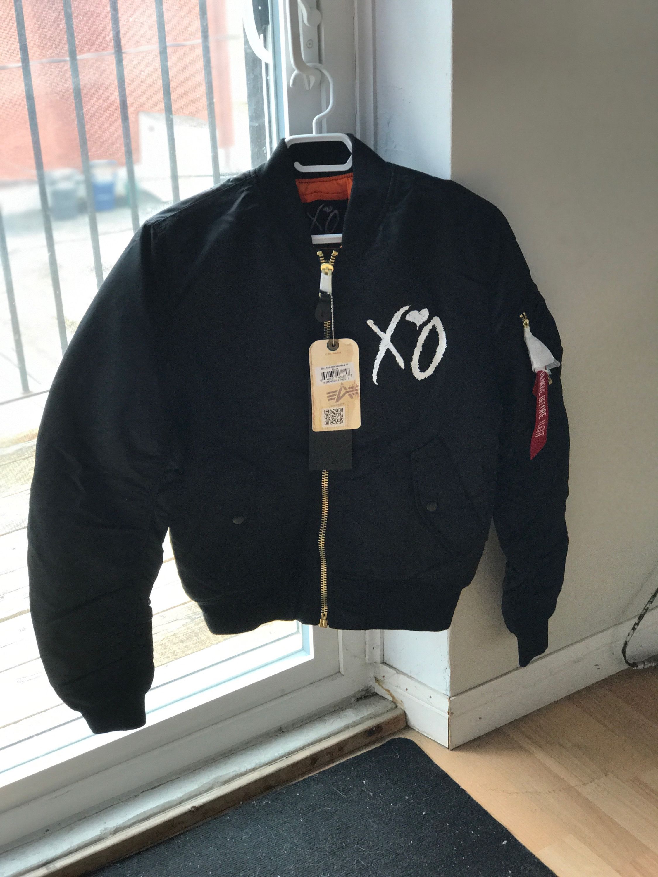 The Weeknd The Weeknd x Alpha Industries MA1 Slim Fit Flight Bomber ...