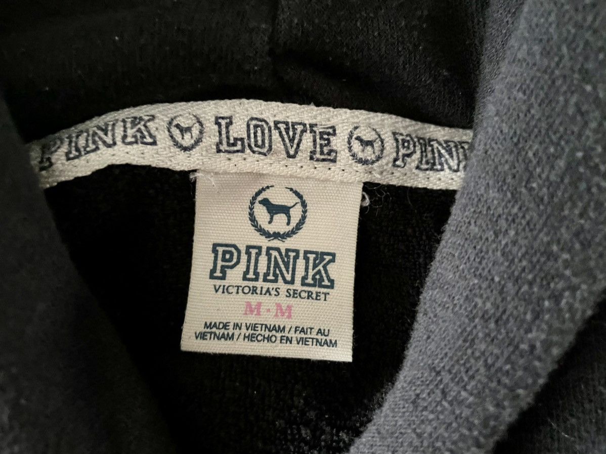 Pink Victoria Secret Pink Hoodie Black (Women’s) Size M / US 6-8 / IT 42-44 - 4 Thumbnail