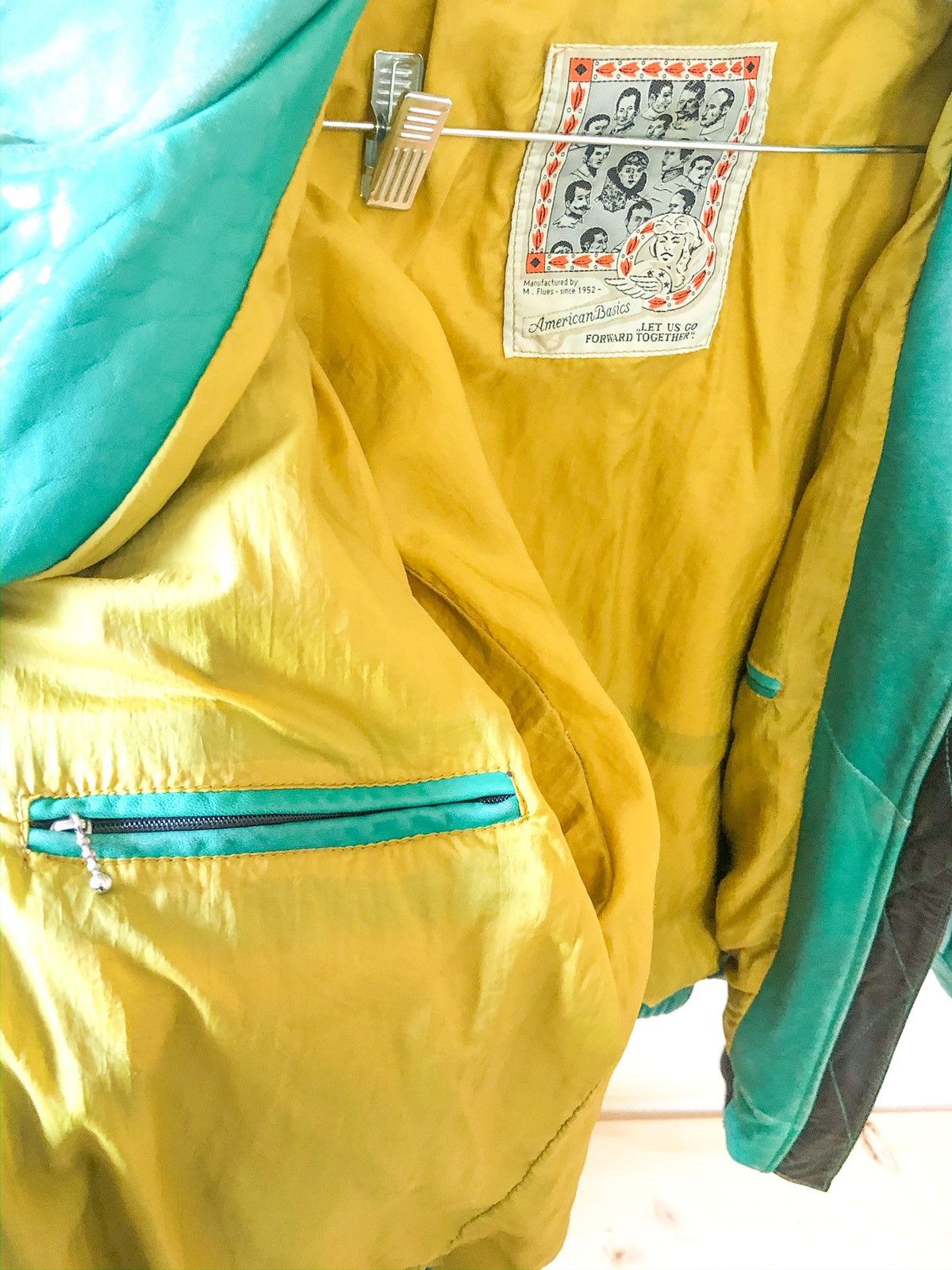 Vintage Green Leather Jacket Size US L / EU 52-54 / 3 - 4 Thumbnail