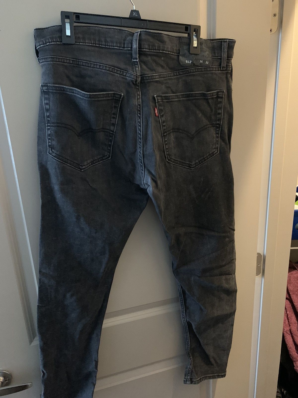 Levi's Charcoal black 512 Levi jeans Size US 36 / EU 52 - 2 Thumbnail