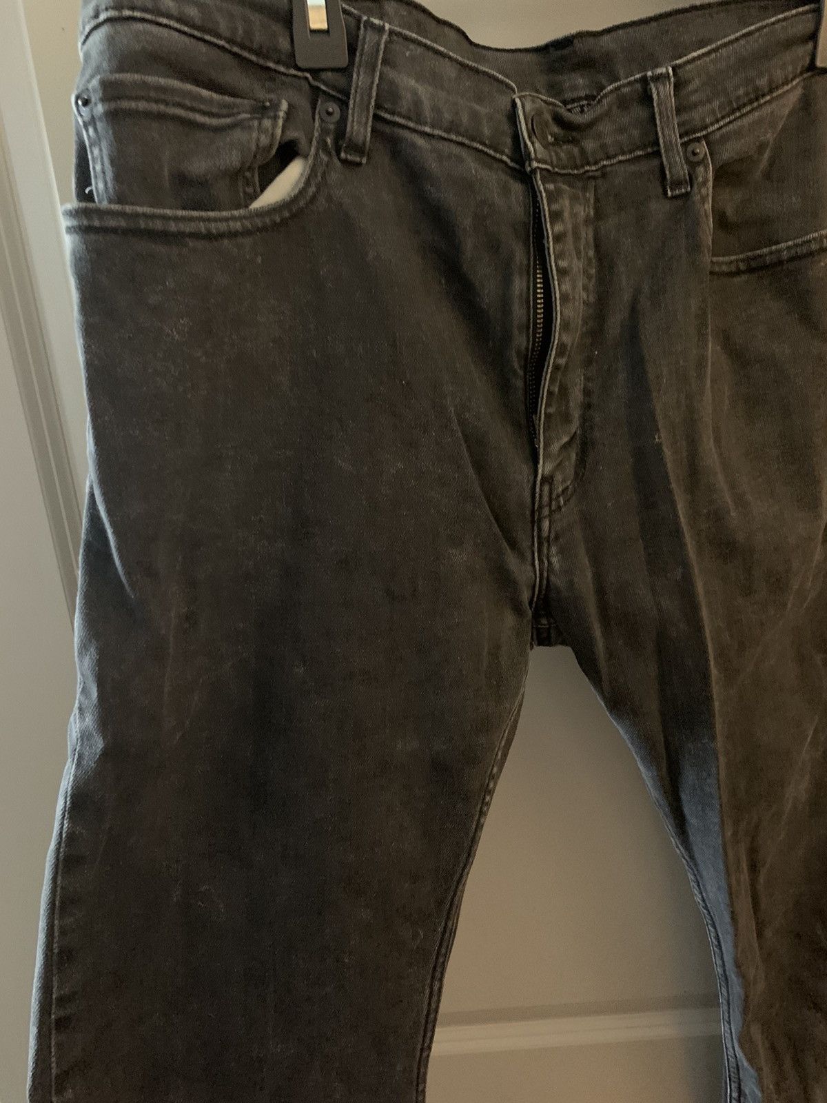 Levi's Charcoal black 512 Levi jeans Size US 36 / EU 52 - 3 Thumbnail