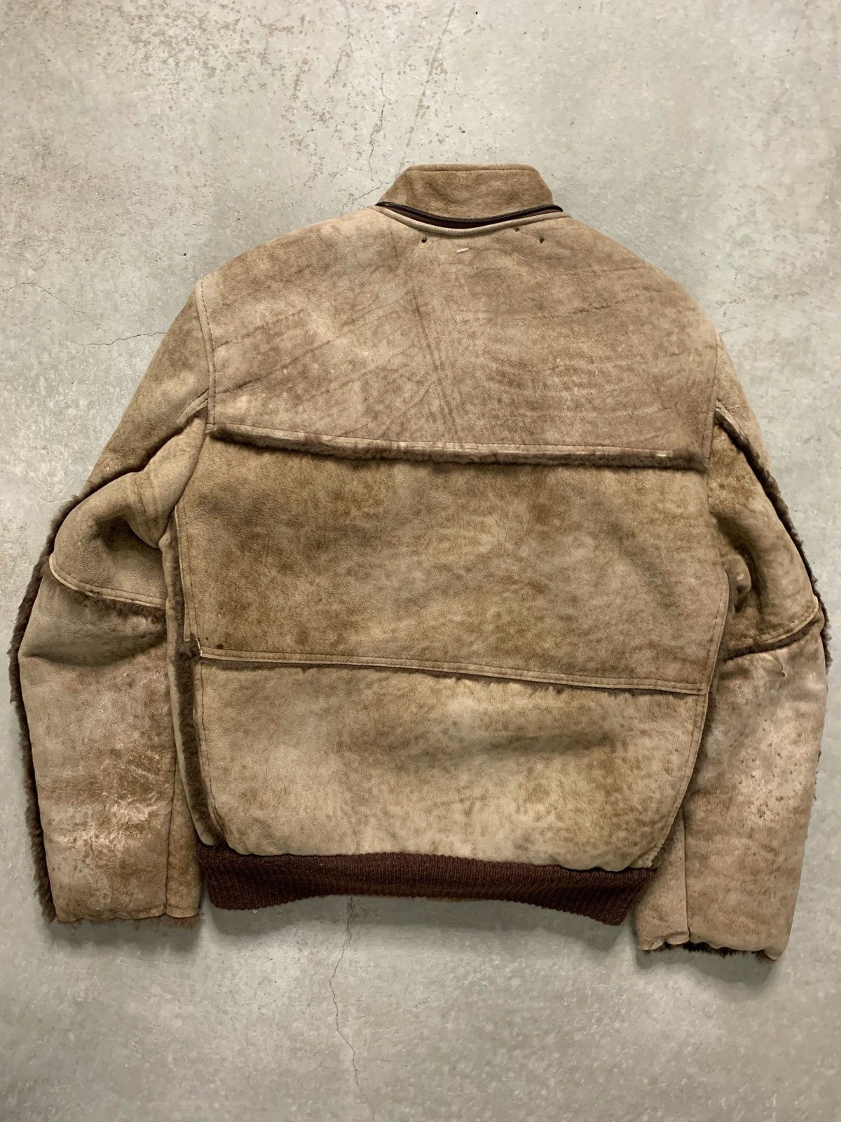 Vintage Vintage Shearling Leather Jacket Gino Sheepskin 1970s 70s Size US M / EU 48-50 / 2 - 6 Thumbnail