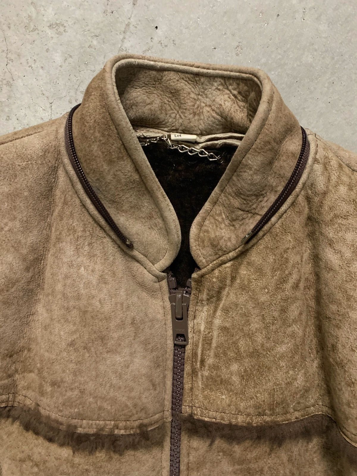 Vintage Vintage Shearling Leather Jacket Gino Sheepskin 1970s 70s Size US M / EU 48-50 / 2 - 5 Thumbnail