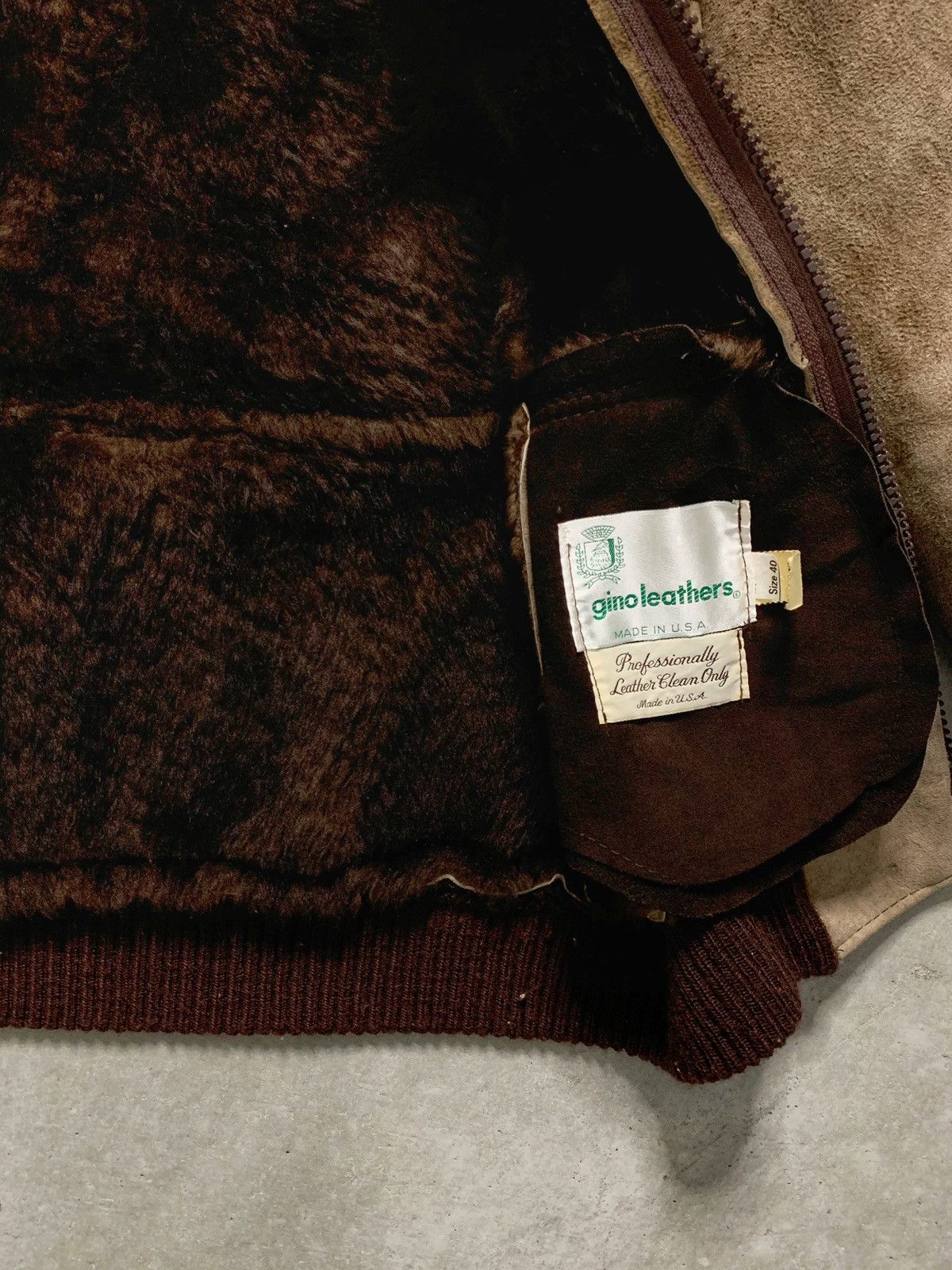 Vintage Vintage Shearling Leather Jacket Gino Sheepskin 1970s 70s Size US M / EU 48-50 / 2 - 3 Thumbnail