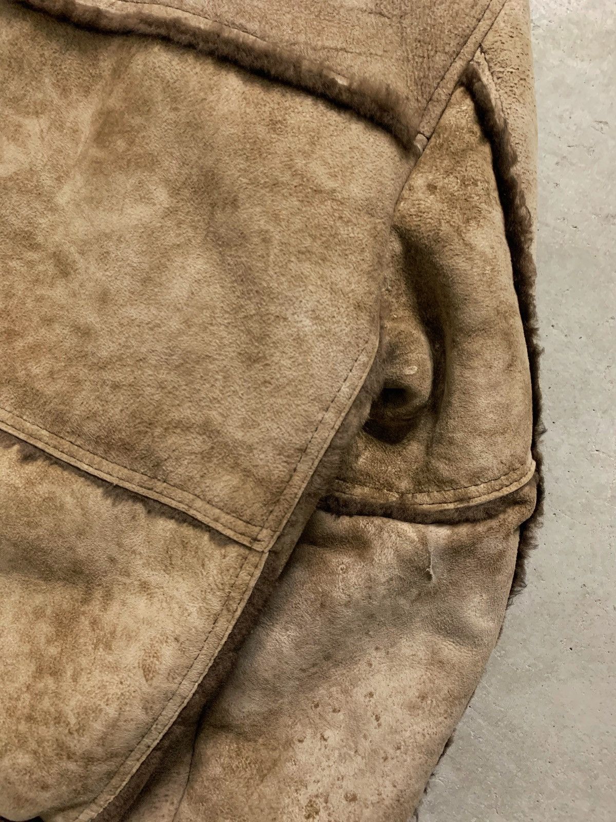 Vintage Vintage Shearling Leather Jacket Gino Sheepskin 1970s 70s Size US M / EU 48-50 / 2 - 7 Thumbnail