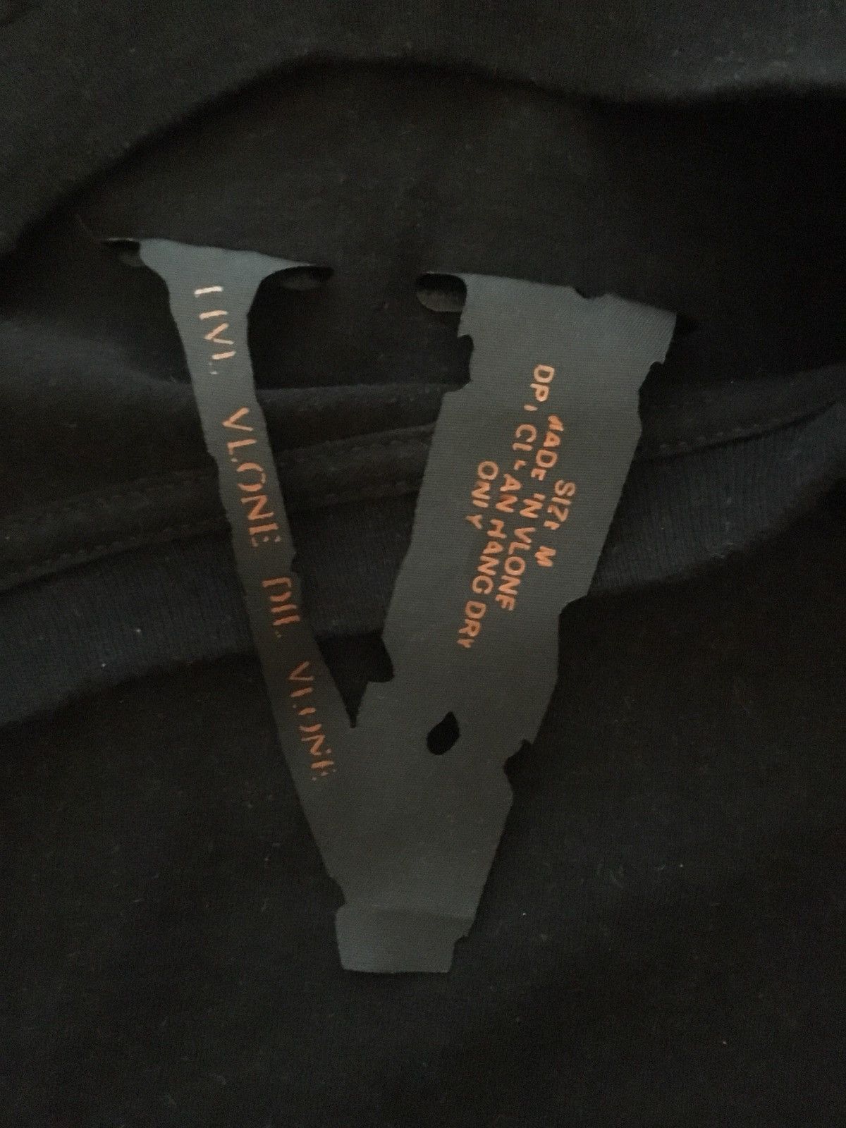 Vlone Vlone Friends reflective black V tee Size US M / EU 48-50 / 2 - 6 Thumbnail